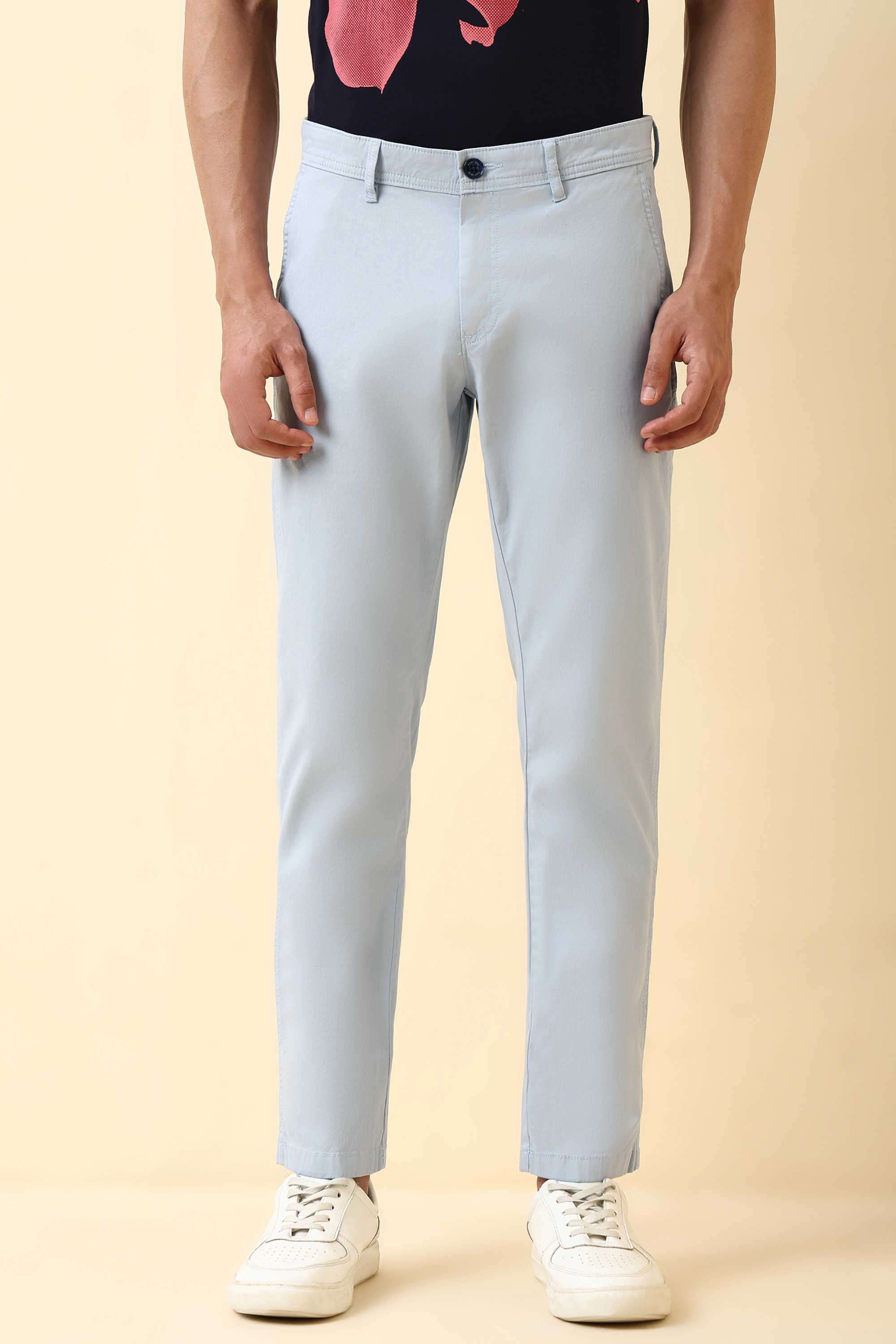 Textured-Cotton-Blend-Super-Slim-Fit-Men-s-Trousers