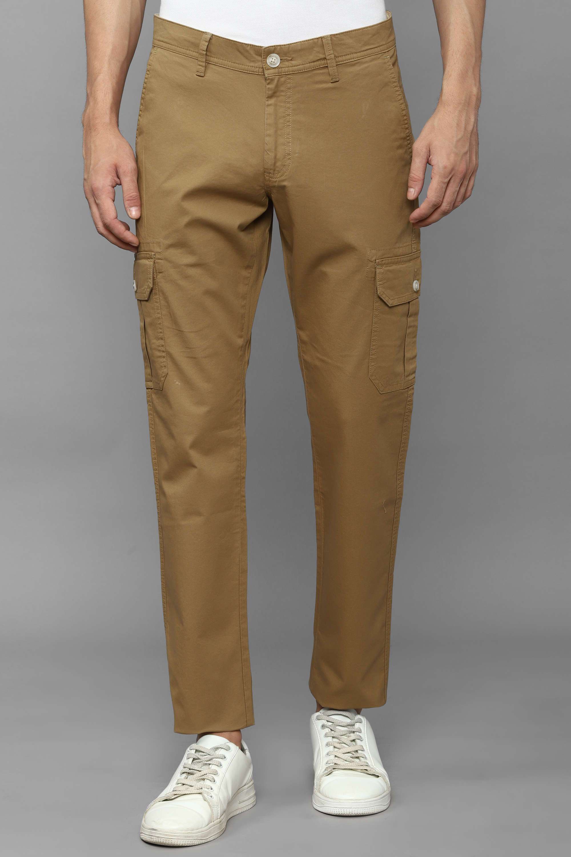 Solid-Cotton-Blend-Super-Slim-Fit-Men-Formal-Wear-Trousers