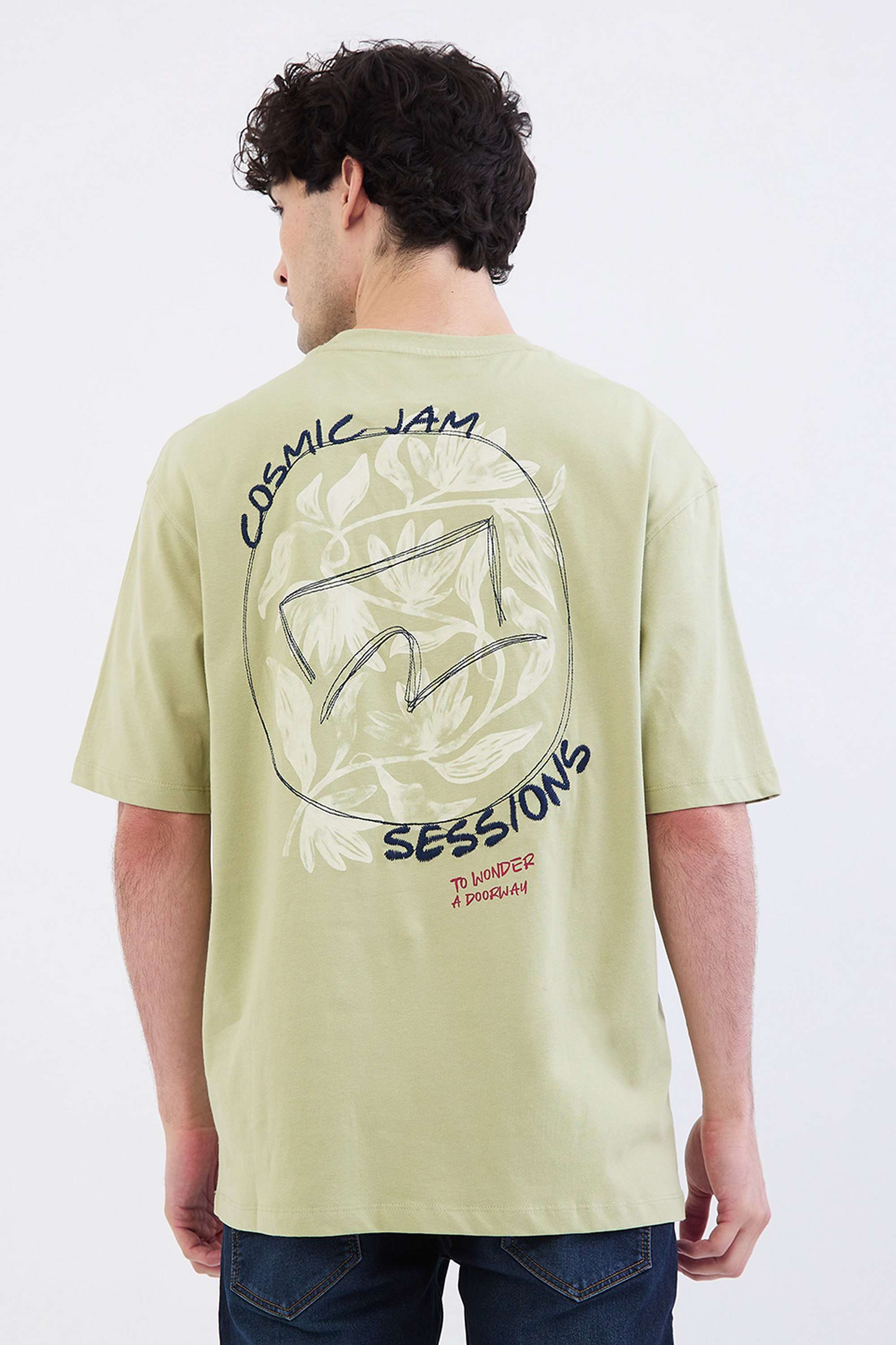 Solid-Cotton-Round-Neck-Men-s-T-Shirt