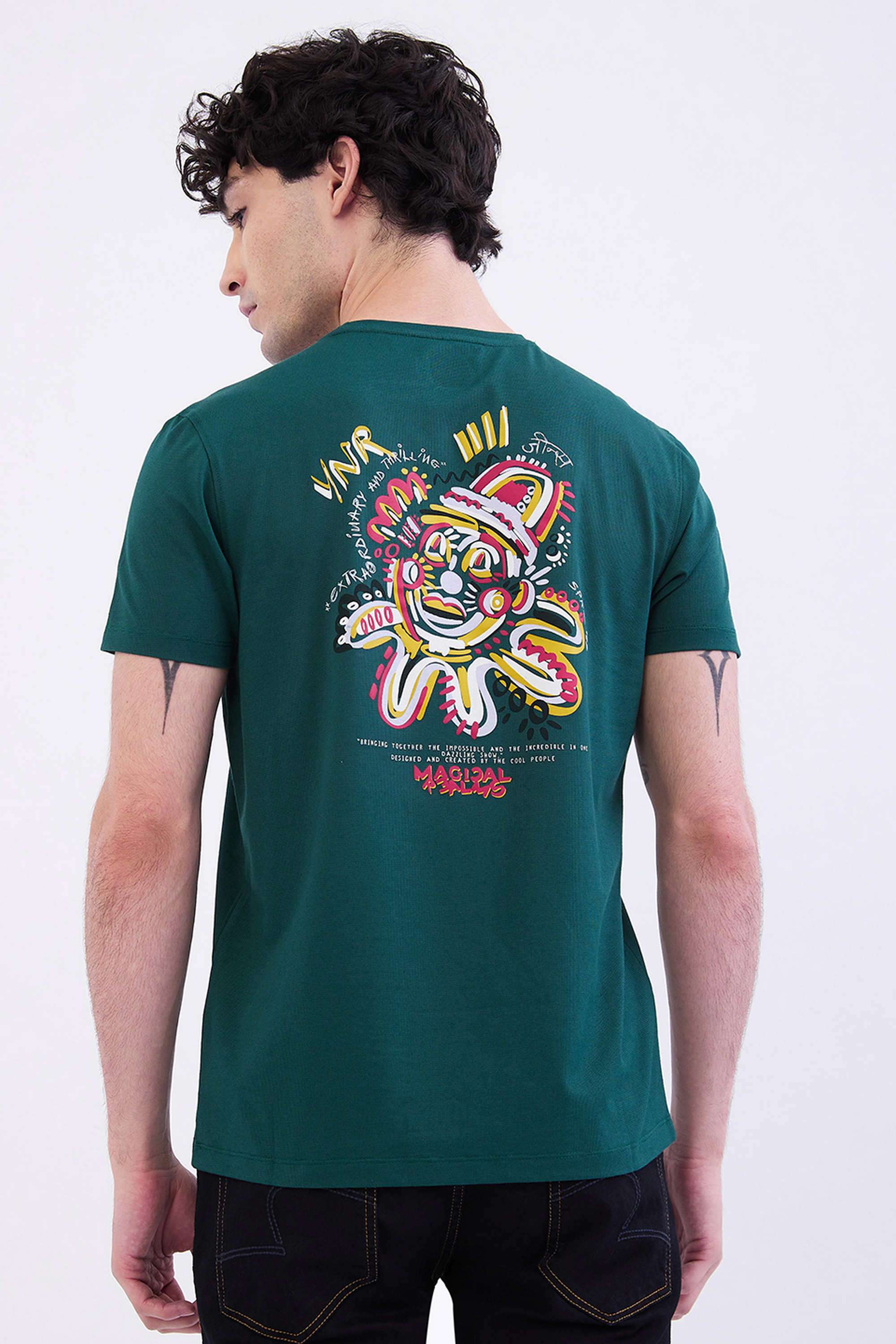 Character-Print-Poly-Cotton-Slim-Fit-Men-s-T-Shirt