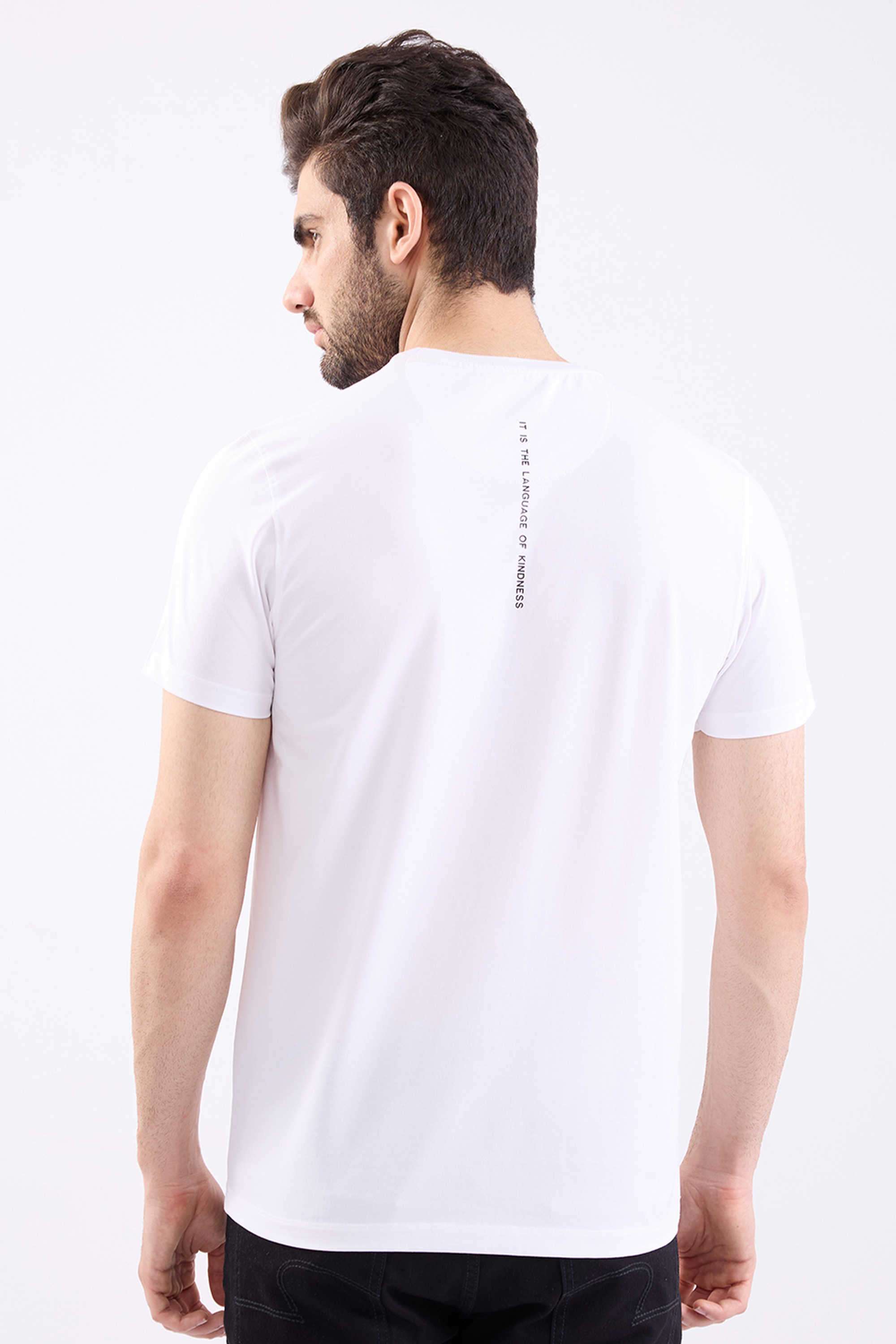 Solid-Cotton-Blend-Round-Neck-Men-s-T-Shirt