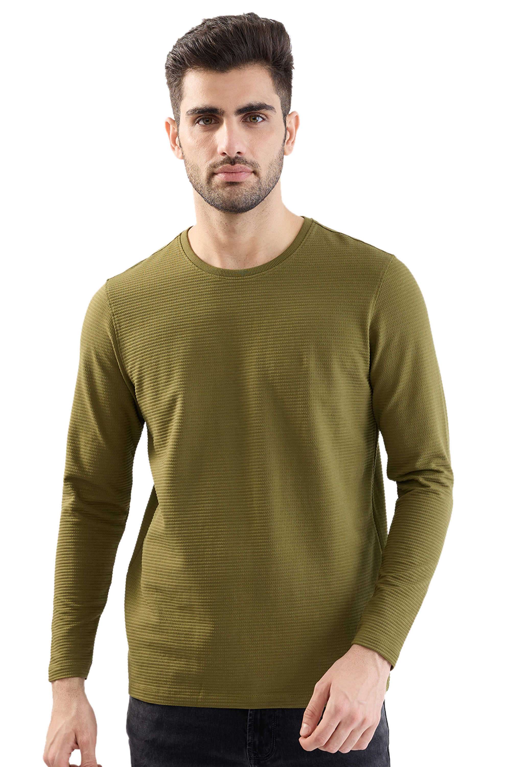 Solid-Cotton-Round-Neck-Men-s-T-Shirt