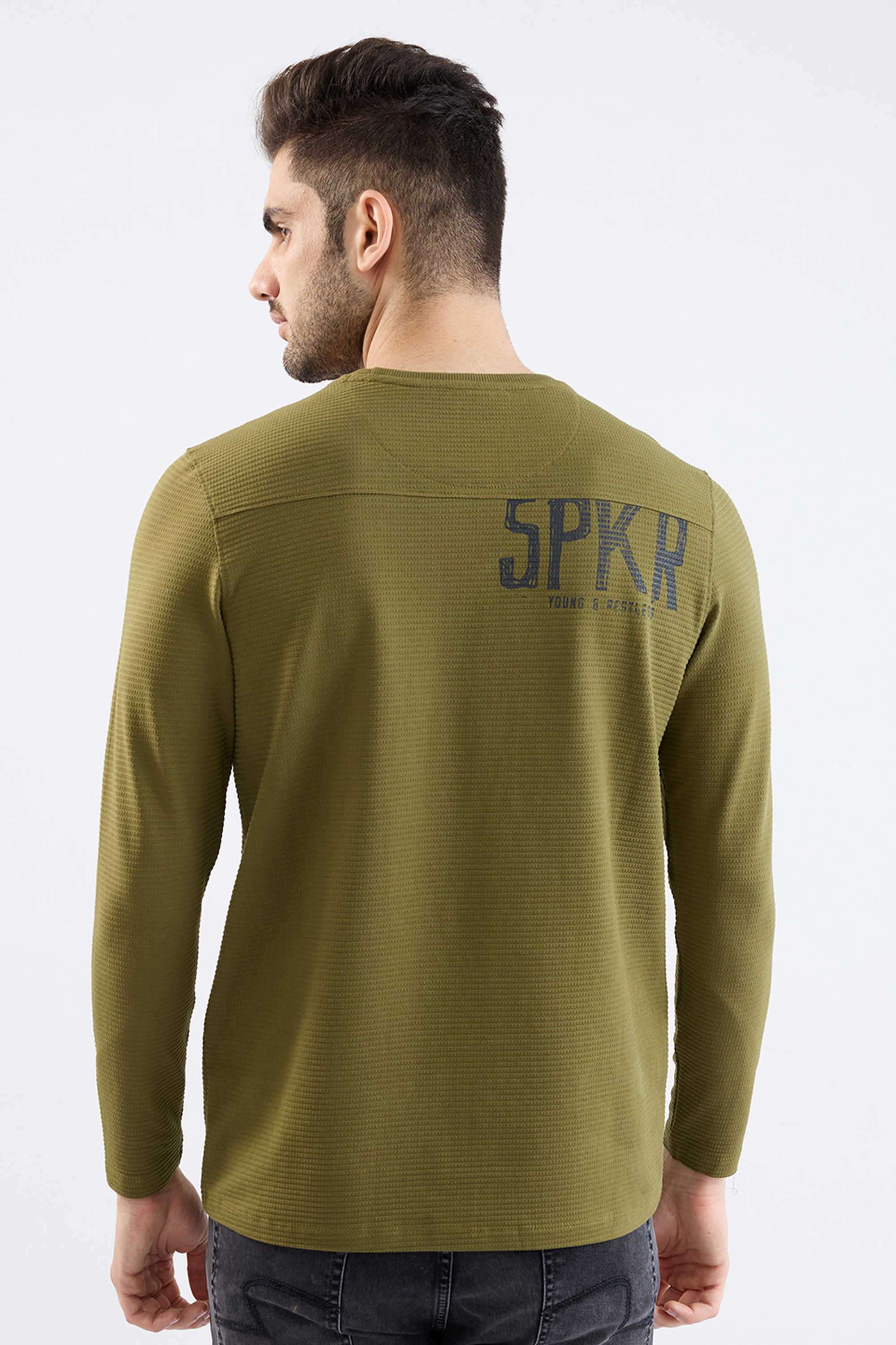 Solid-Cotton-Round-Neck-Men-s-T-Shirt