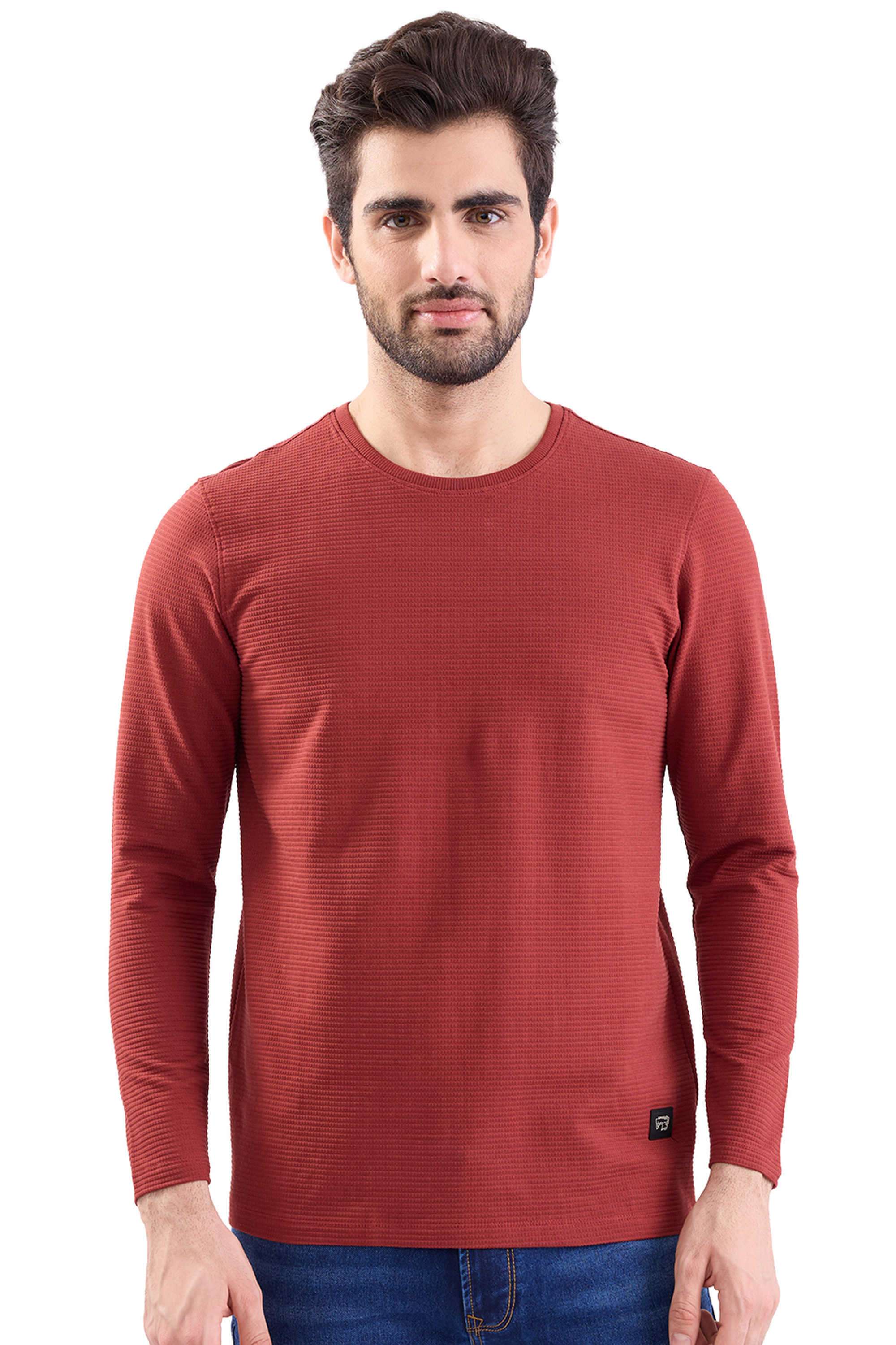 Solid-Cotton-Round-Neck-Men-s-T-Shirt