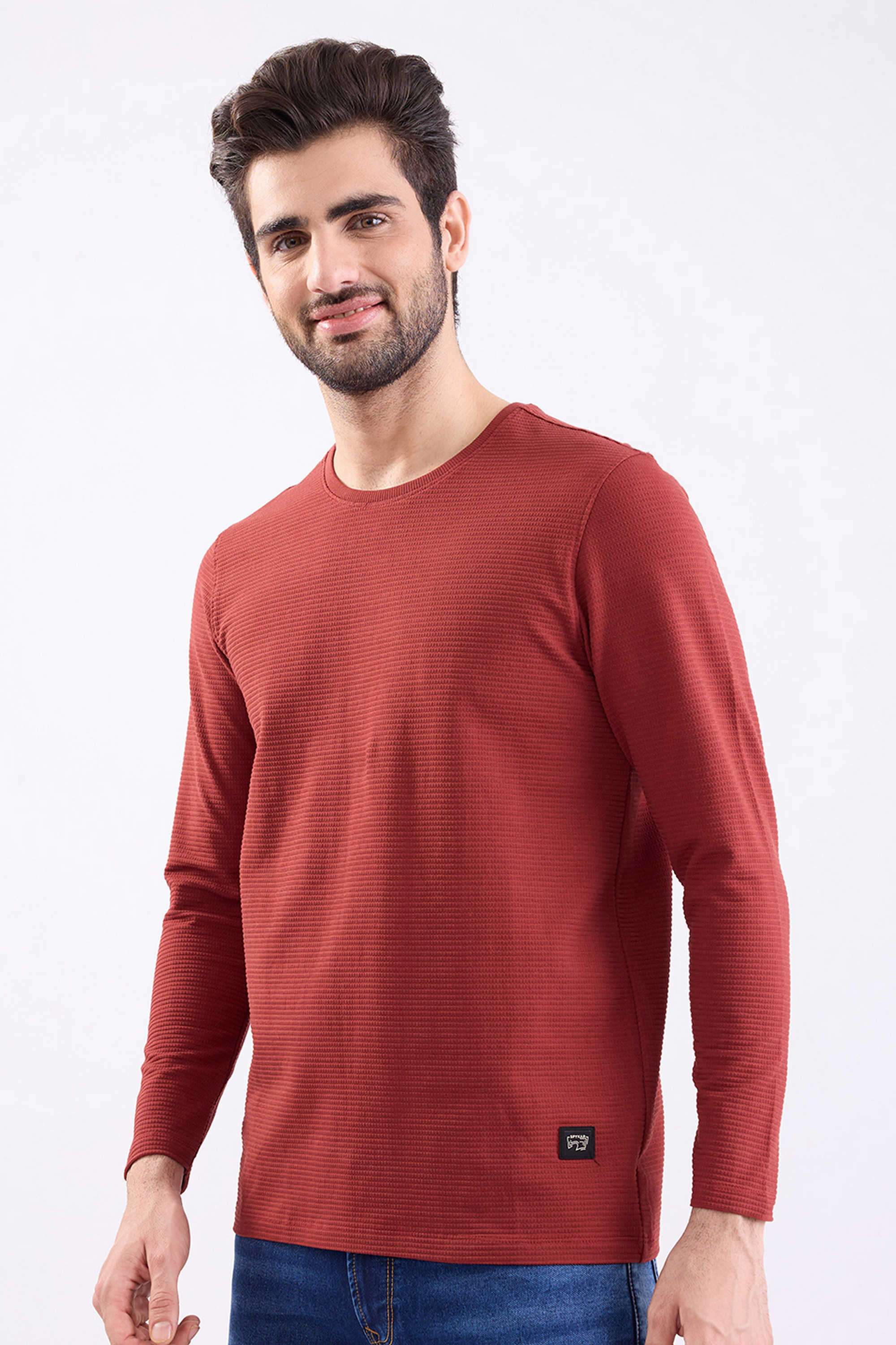 Solid-Cotton-Round-Neck-Men-s-T-Shirt
