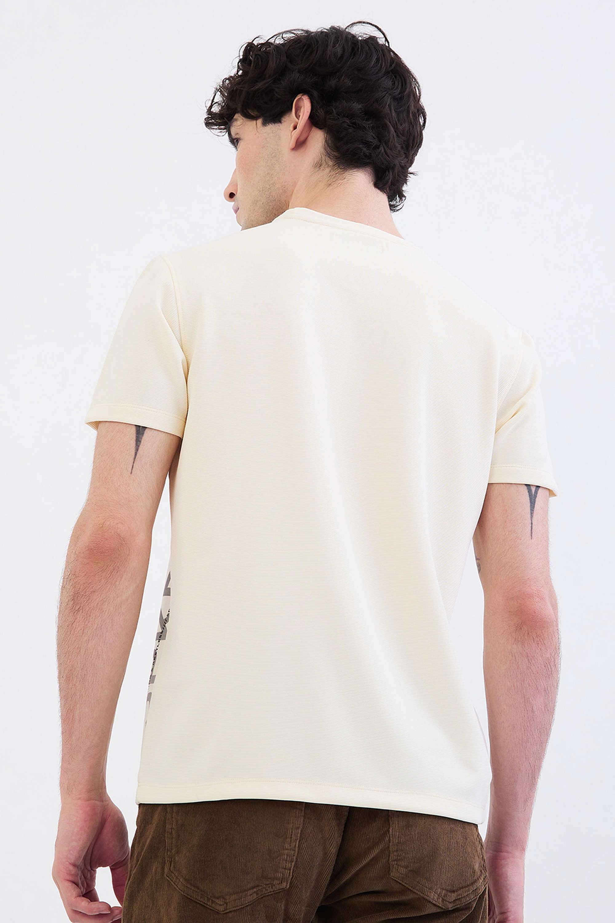 Solid-Cotton-Blend-Slim-Fit-Men-T-Shirt