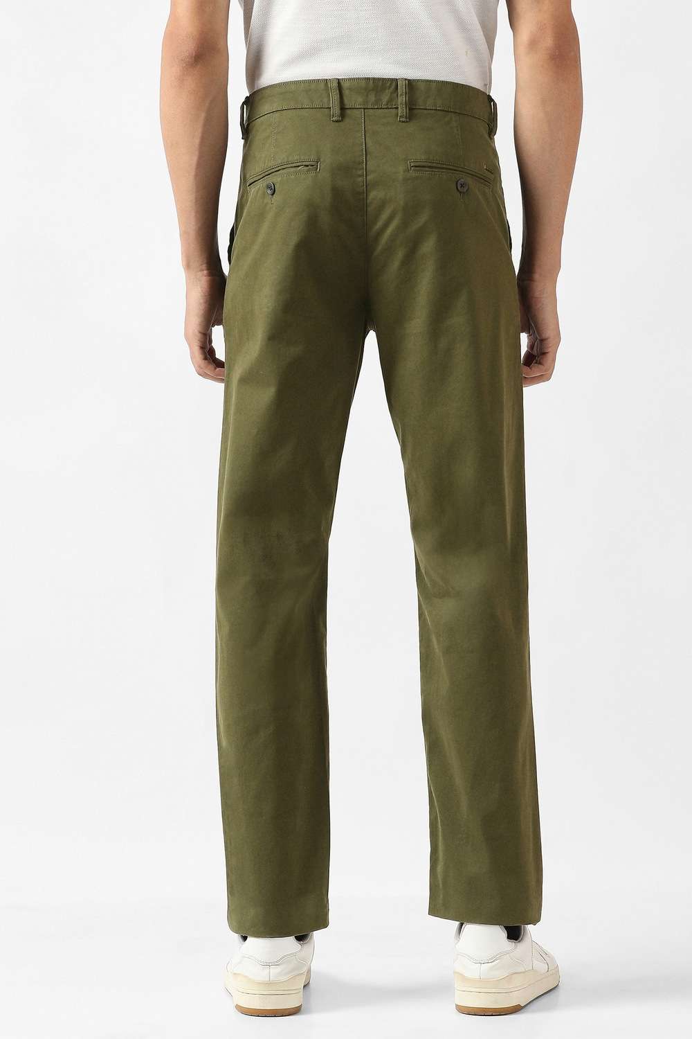 Solid-Cotton-Blend-Regular-Fit-Men-Trousers