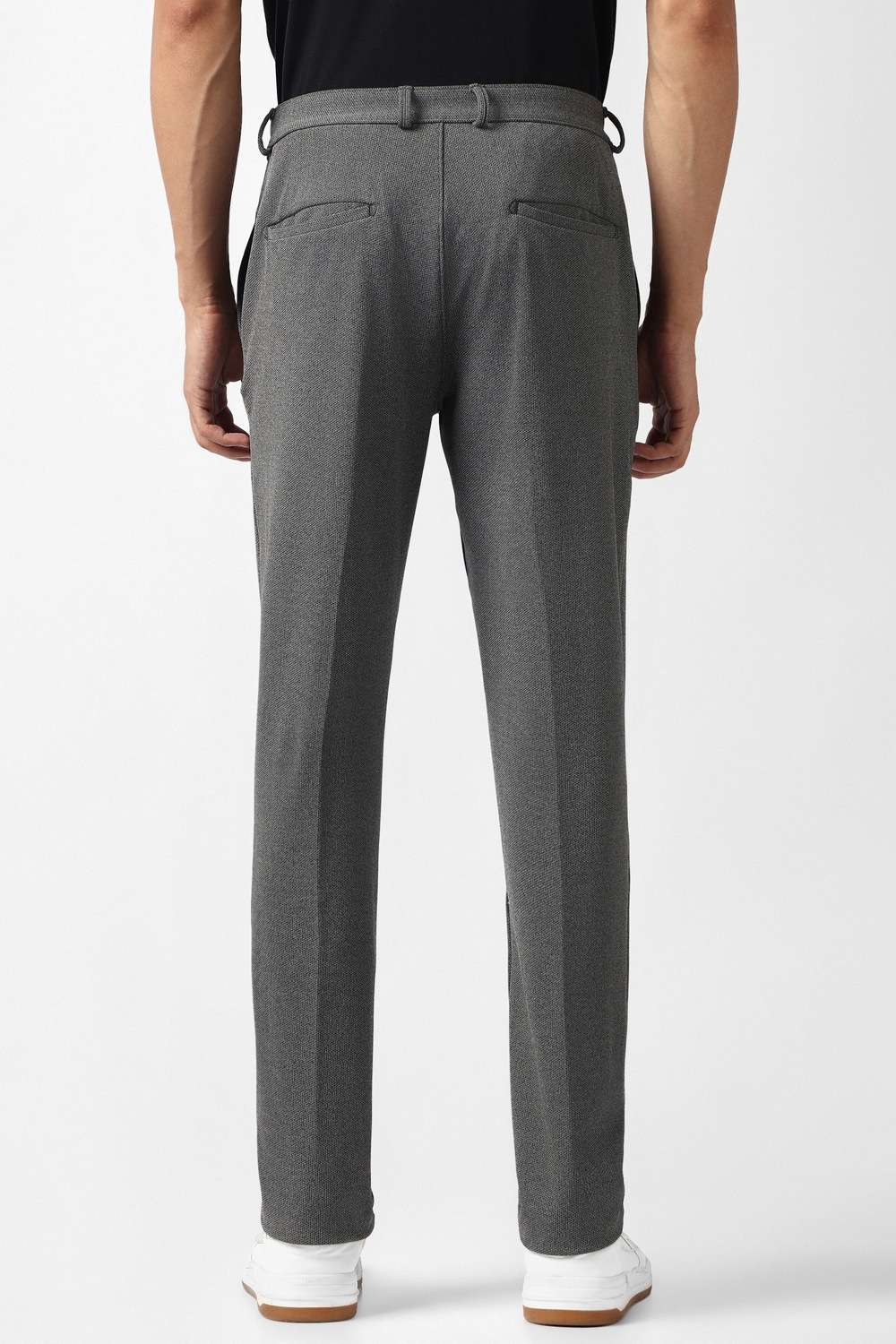 Textured-Blended-Fabric-Regular-Fit-Men-s-Casual-Trousers