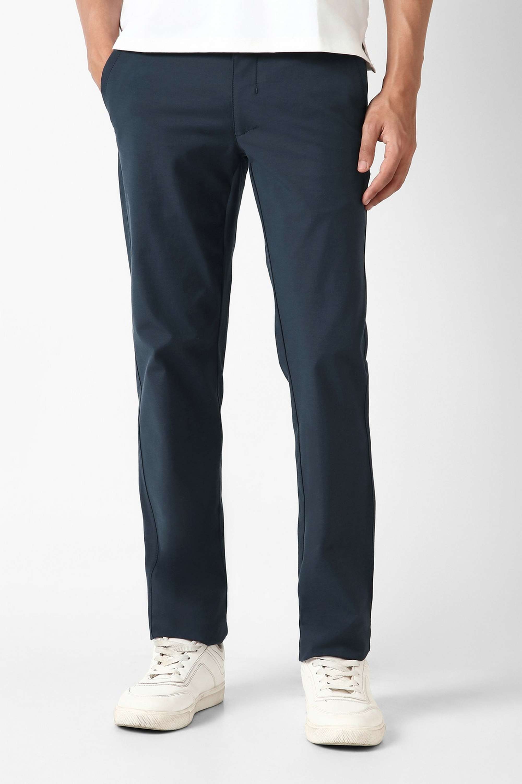 Textured-Blended-Fabric-Slim-Fit-Men-Casual-Wear-Trouser