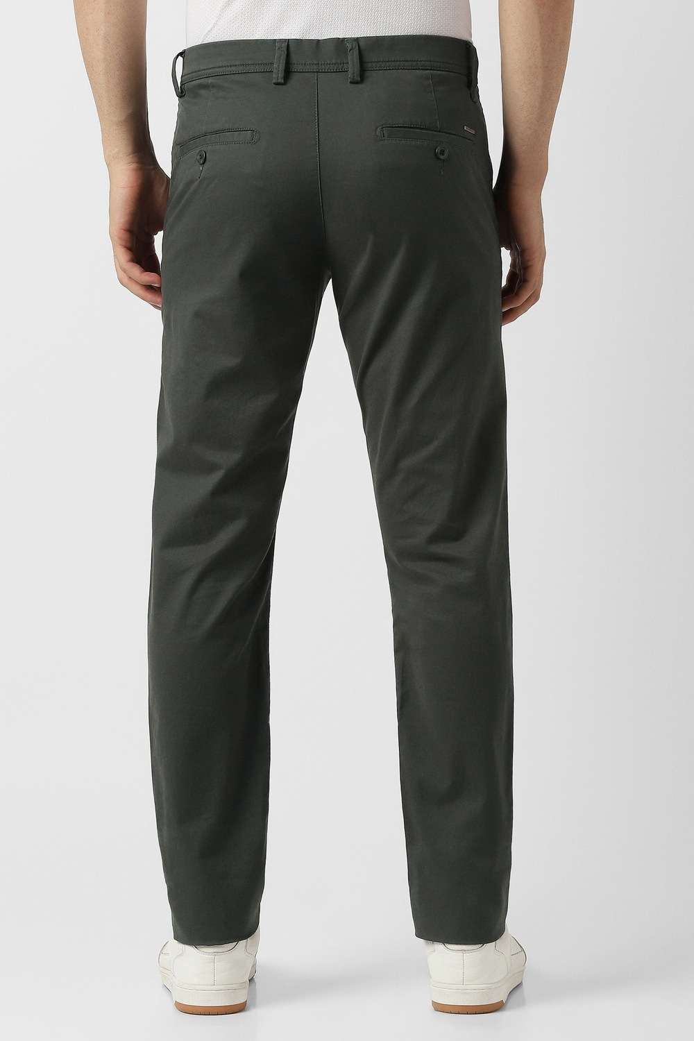 Solid-Cotton-Blend-Slim-Fit-Men-Casual-Wear-Trouser