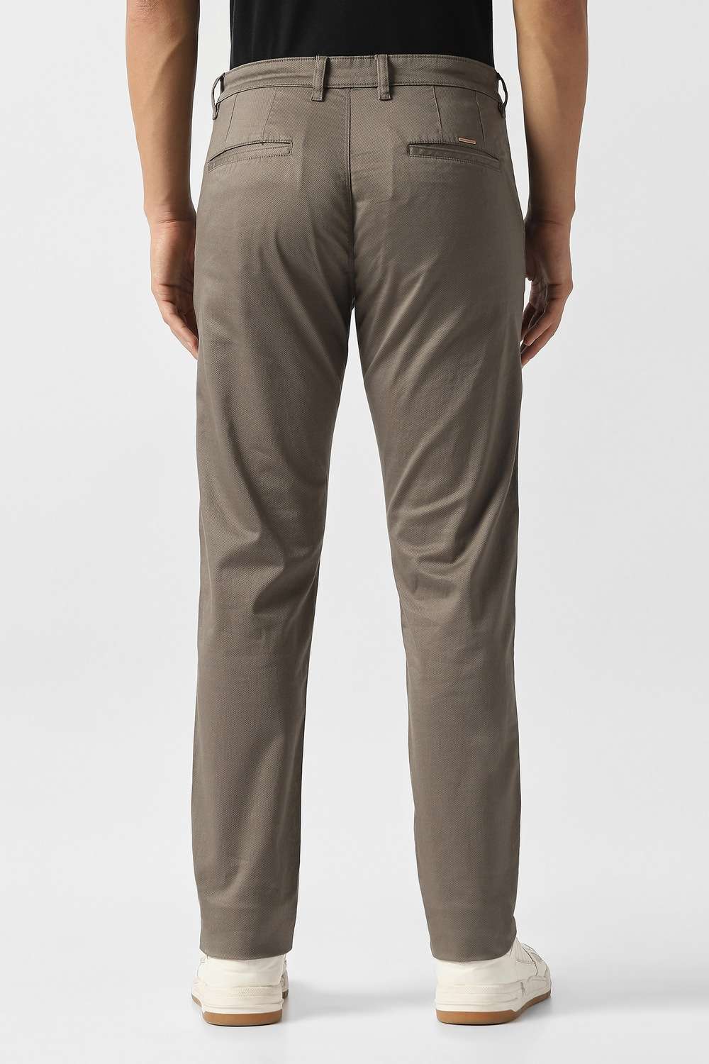 Printed-Cotton-Blend-Tapered-Fit-Men-s-Casual-Trousers