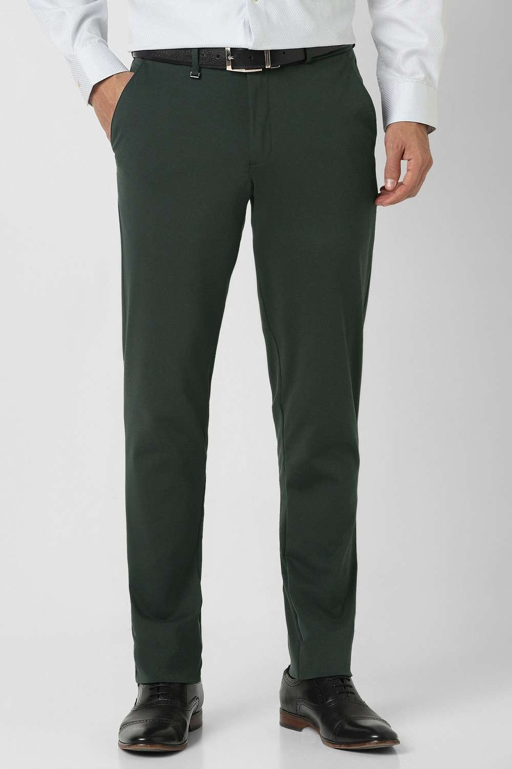 Solid-Cotton-Nylon-Super-Slim-Fit-Men-s-Trouser