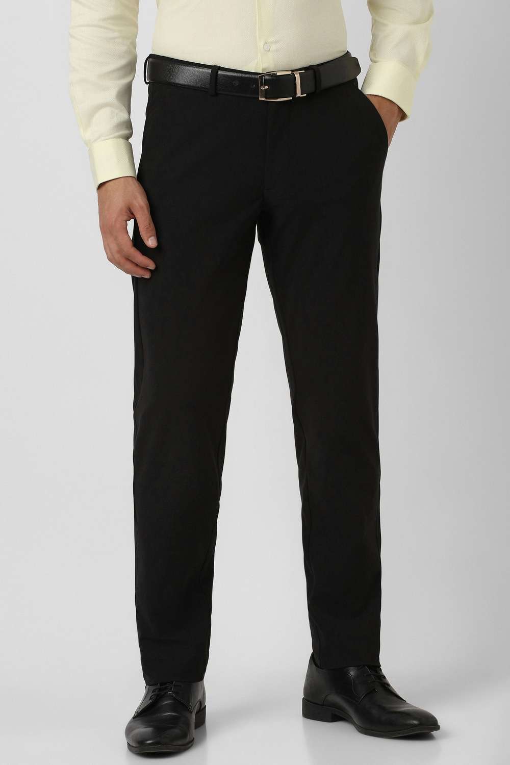 Textured-Polyester-Super-Slim-Fit-Men-s-Formal-Wear-Trousers