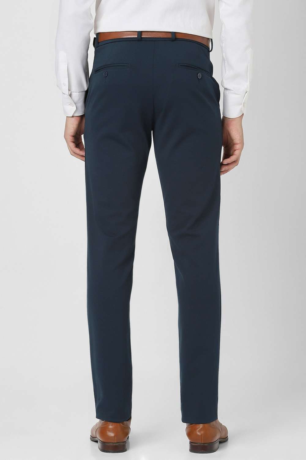 Solid-Cotton-Nylon-Super-Slim-Fit-Men-s-Trouser