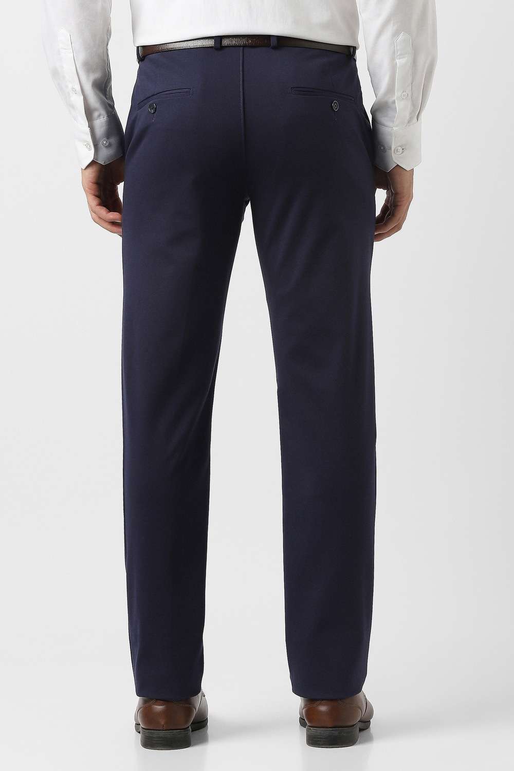 Solid-Cotton-Blend-Super-Slim-Fit-Men-s-Formal-Trousers