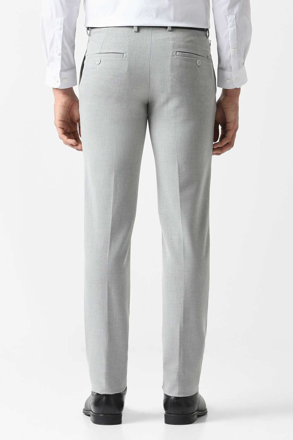 Solid-Polyester-Viscose-Super-Slim-Fit-Men-s-Formal-Trouser