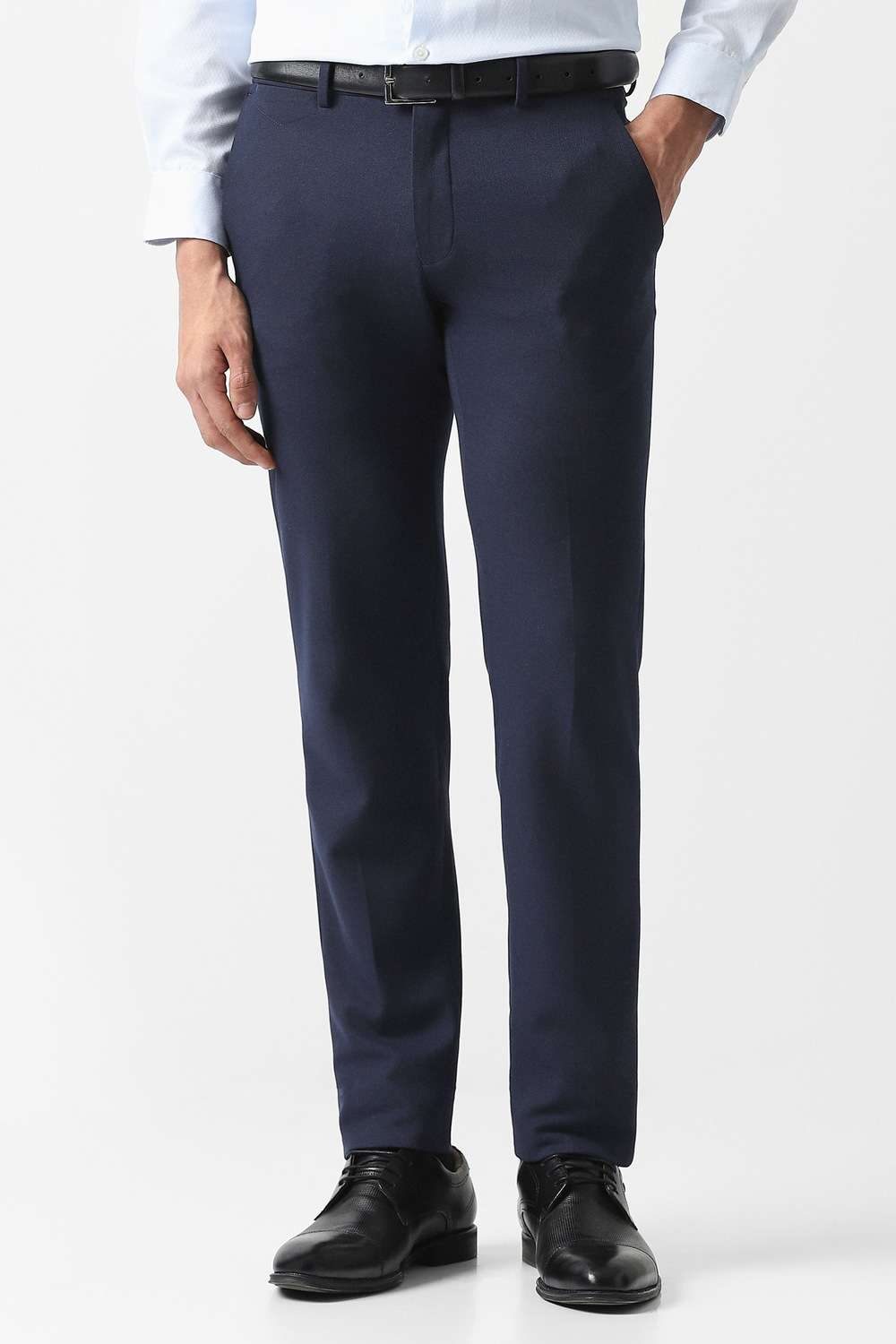 Solid-Polyester-Viscose-Super-Slim-Fit-Men-s-Formal-Trouser