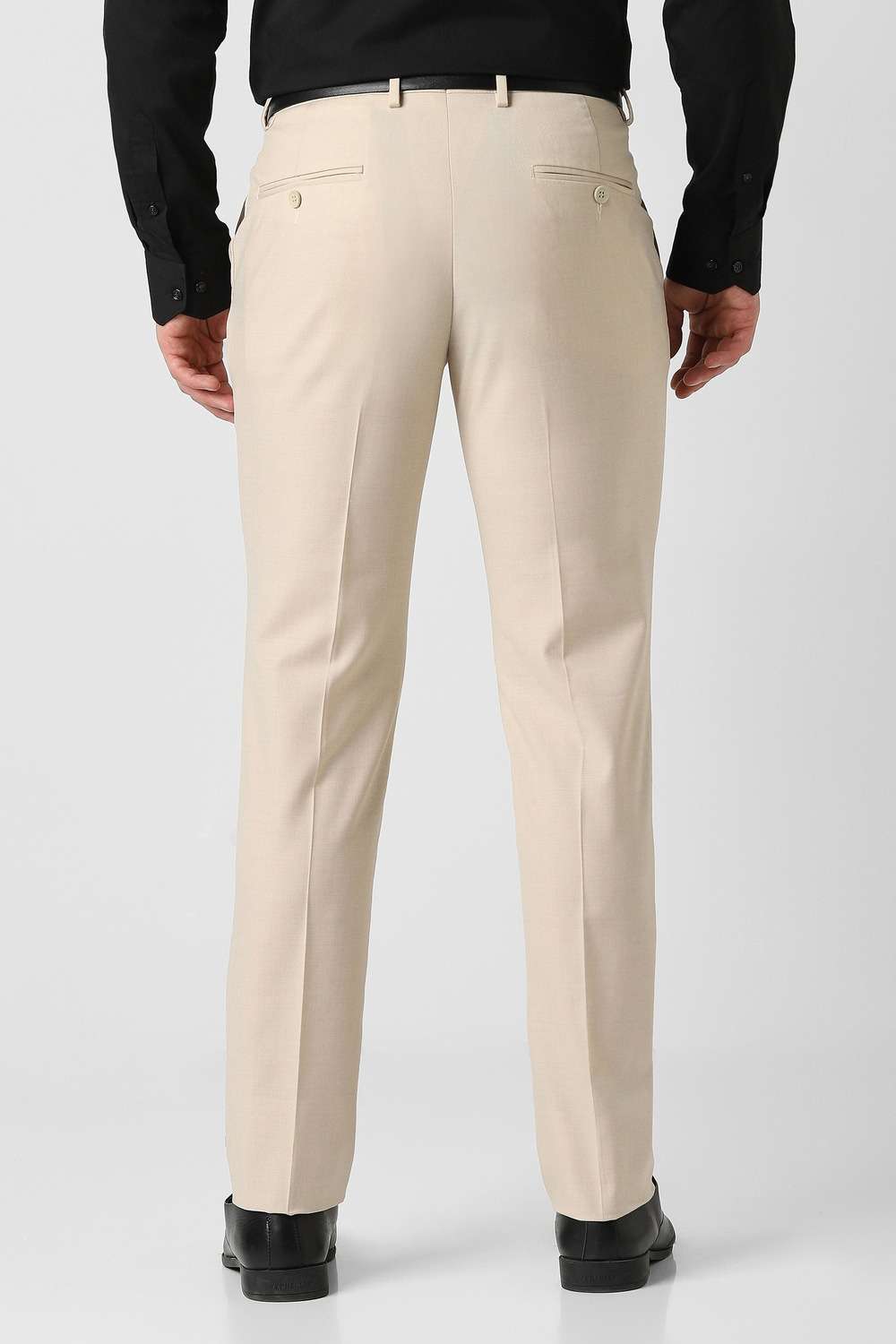 Textured-Polyester-Cotton-Slim-Fit-Men-s-Formal-Wear-Trousers
