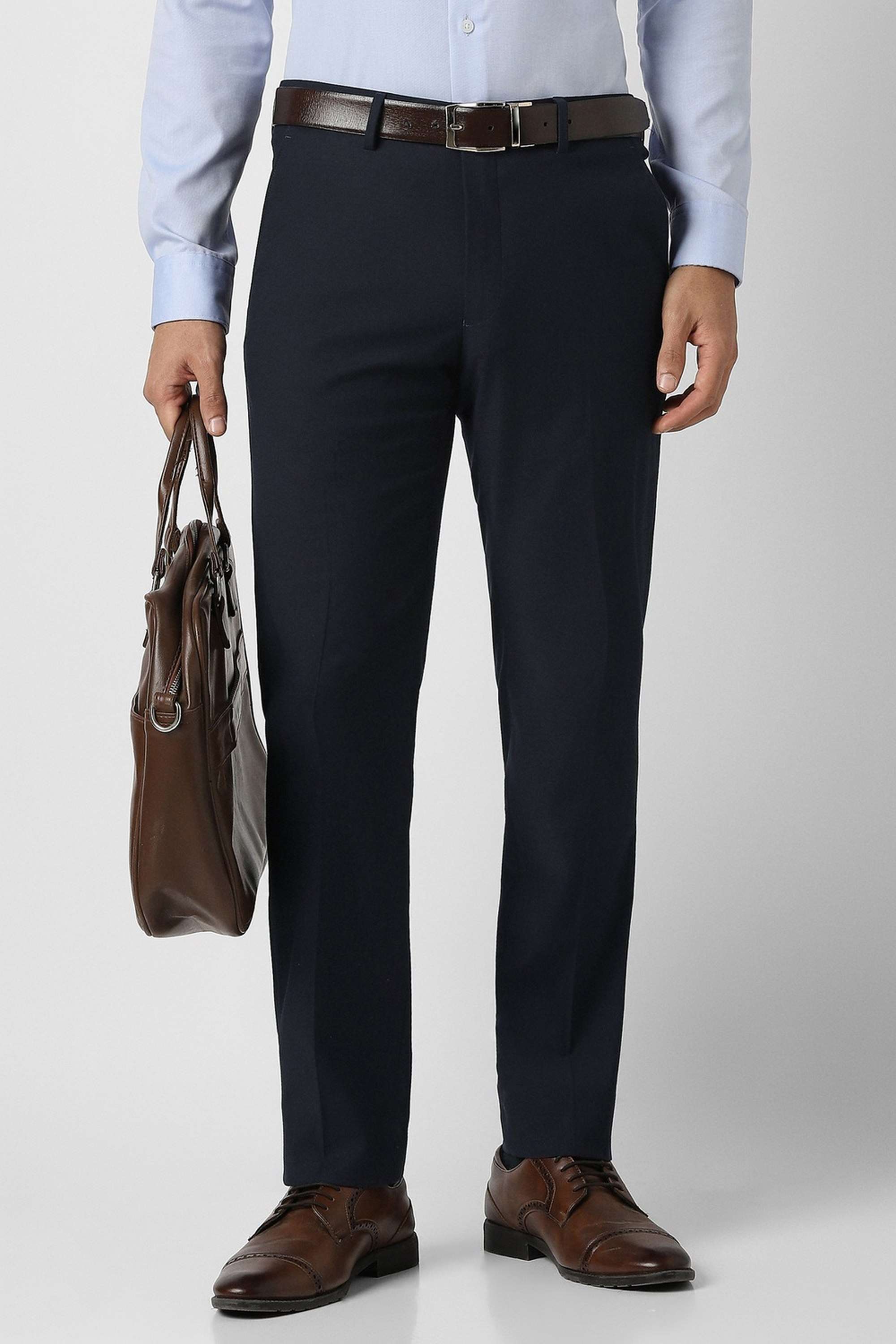 Solid-Viscose-Slim-Fit-Men-s-Formal-Trouser