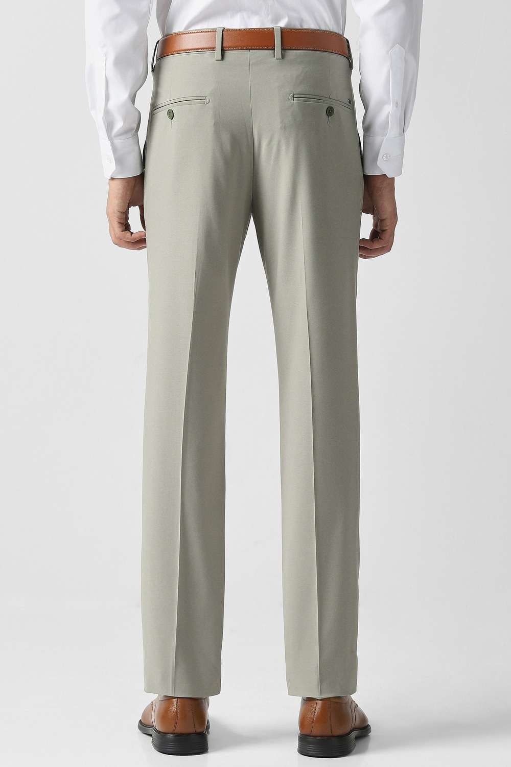 Solid-Polyester-Viscose-Slim-Fit-Men-s-Formal-Trouser