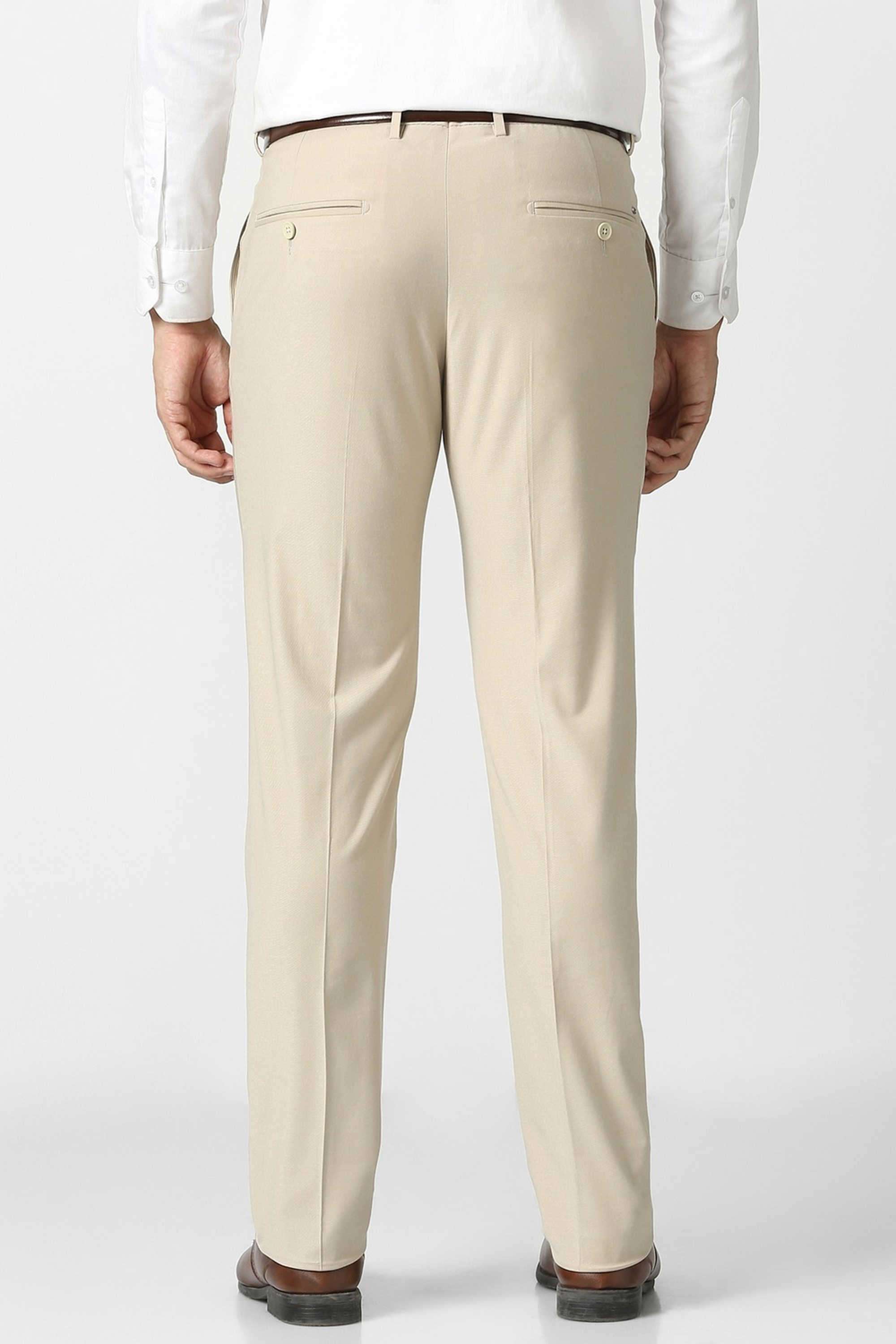 Solid-Blended-Fabric-Slim-Fit-Men-s-Formal-Trousers
