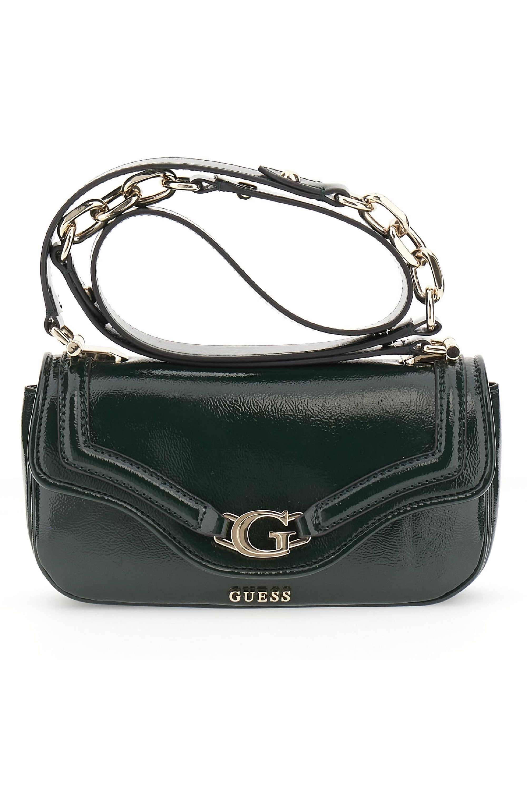 Buy GUESS Forest Zipper PU Solid Women Shoulder Bag | Shoppers Stop