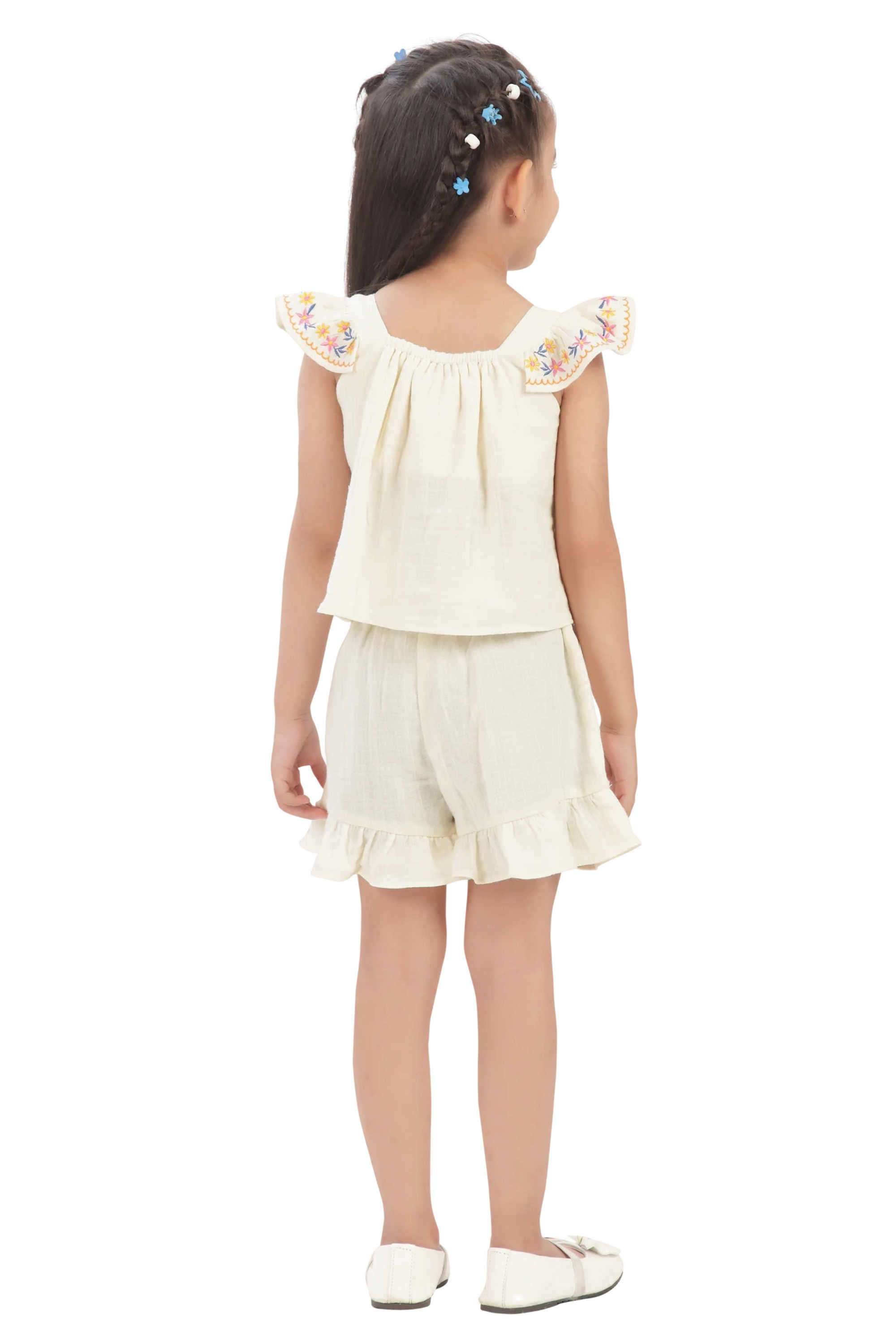 Embroidered-Cotton-Square-Neck-Infant-Girl-s-Casual-Wear-Clothing-Set