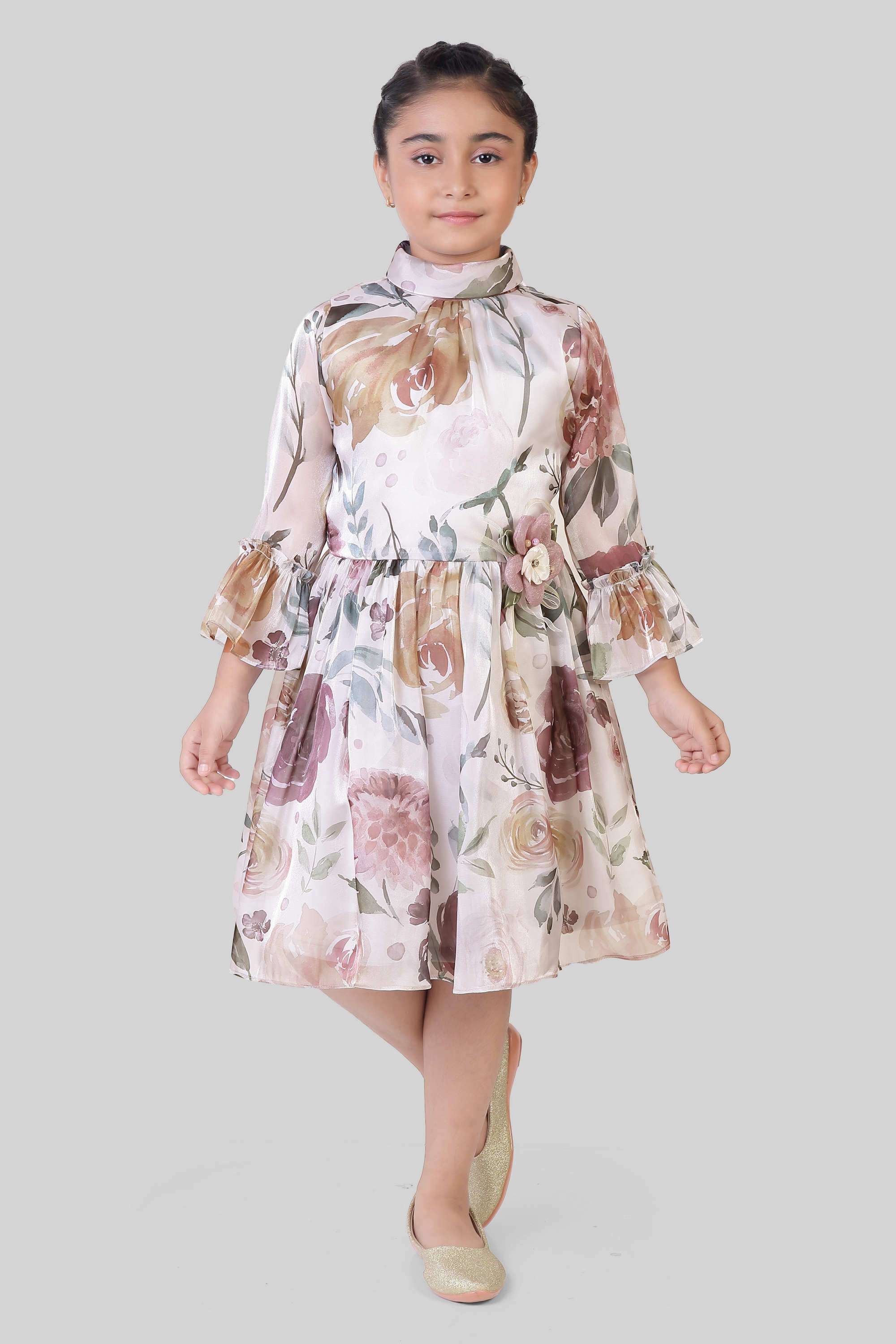 Printed-Polyester-High-Neck-Girls-Party-Wear-Frock
