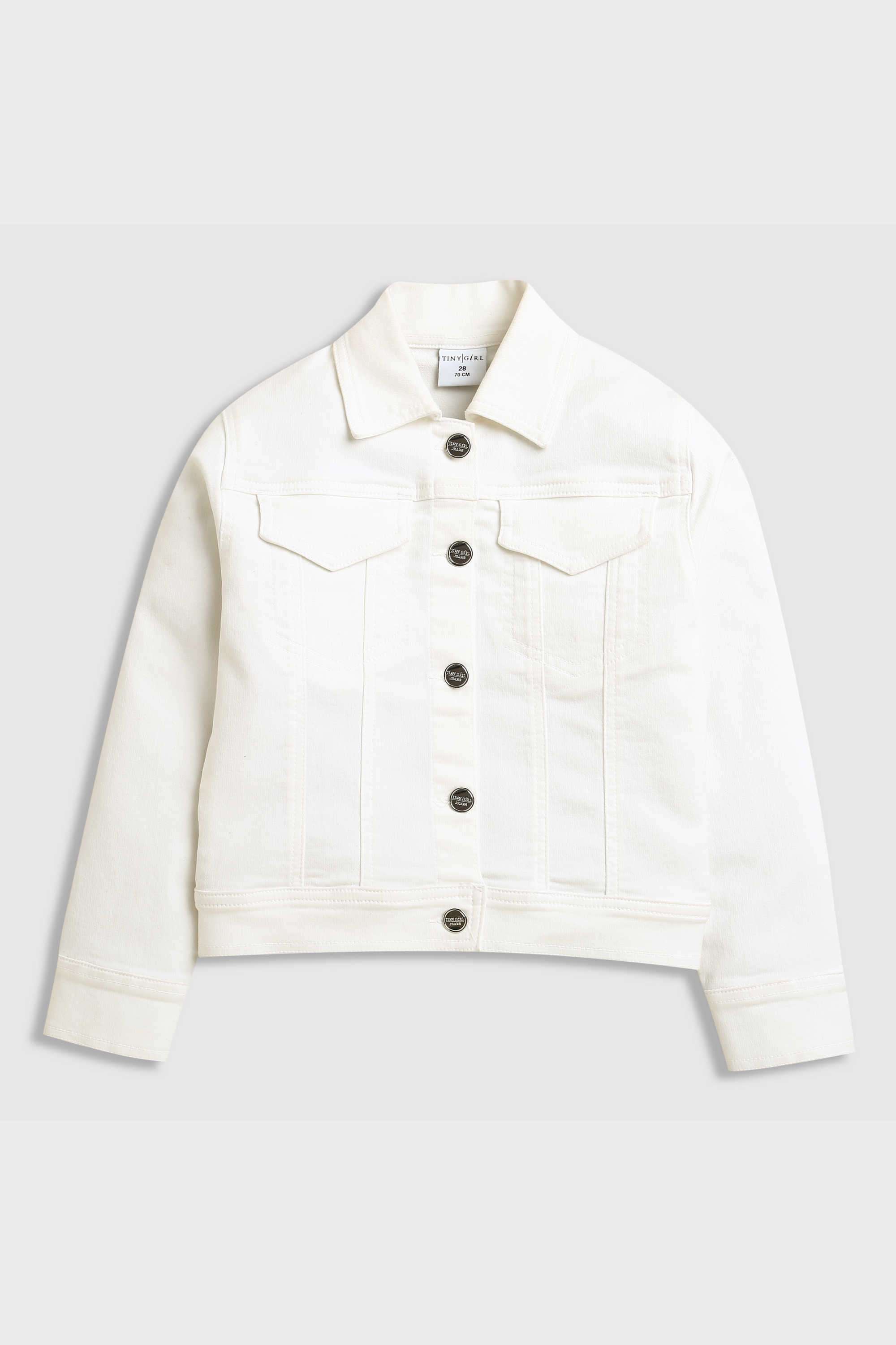 Solid-Girl-s-Collared-Girl-s-Casual-Wear-Jacket