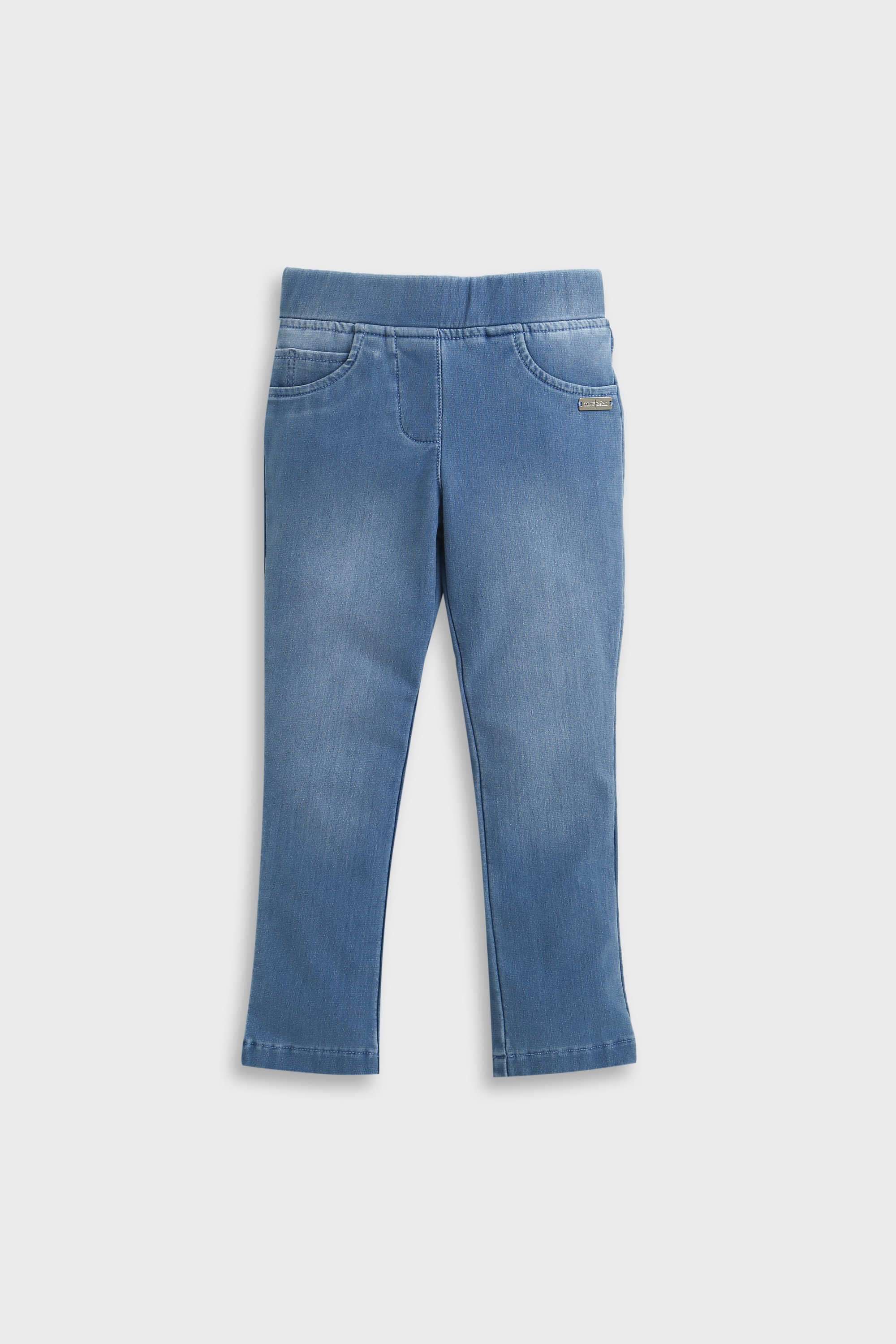 Solid-Cotton-Regular-Fit-Girl-s-Jeggings
