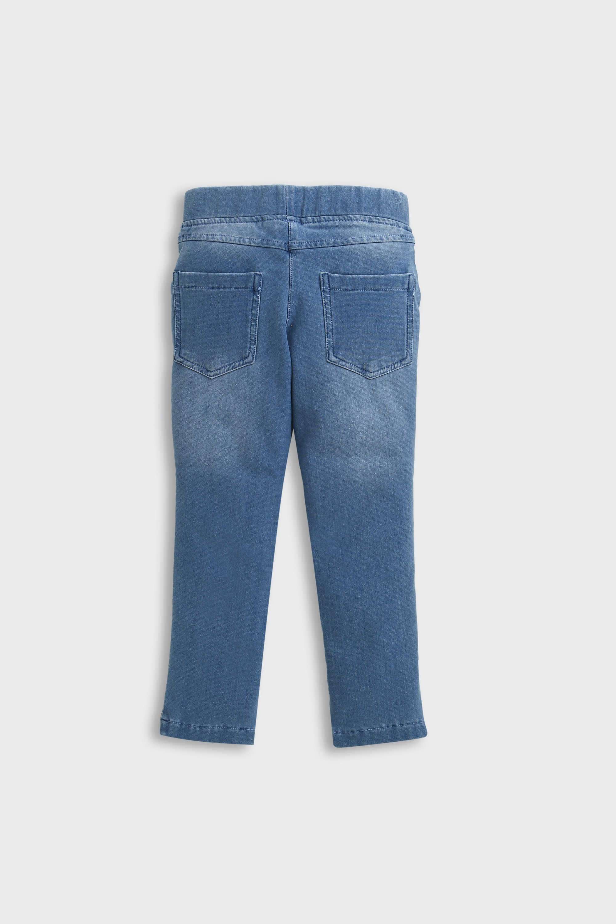 Solid-Cotton-Regular-Fit-Girl-s-Jeggings