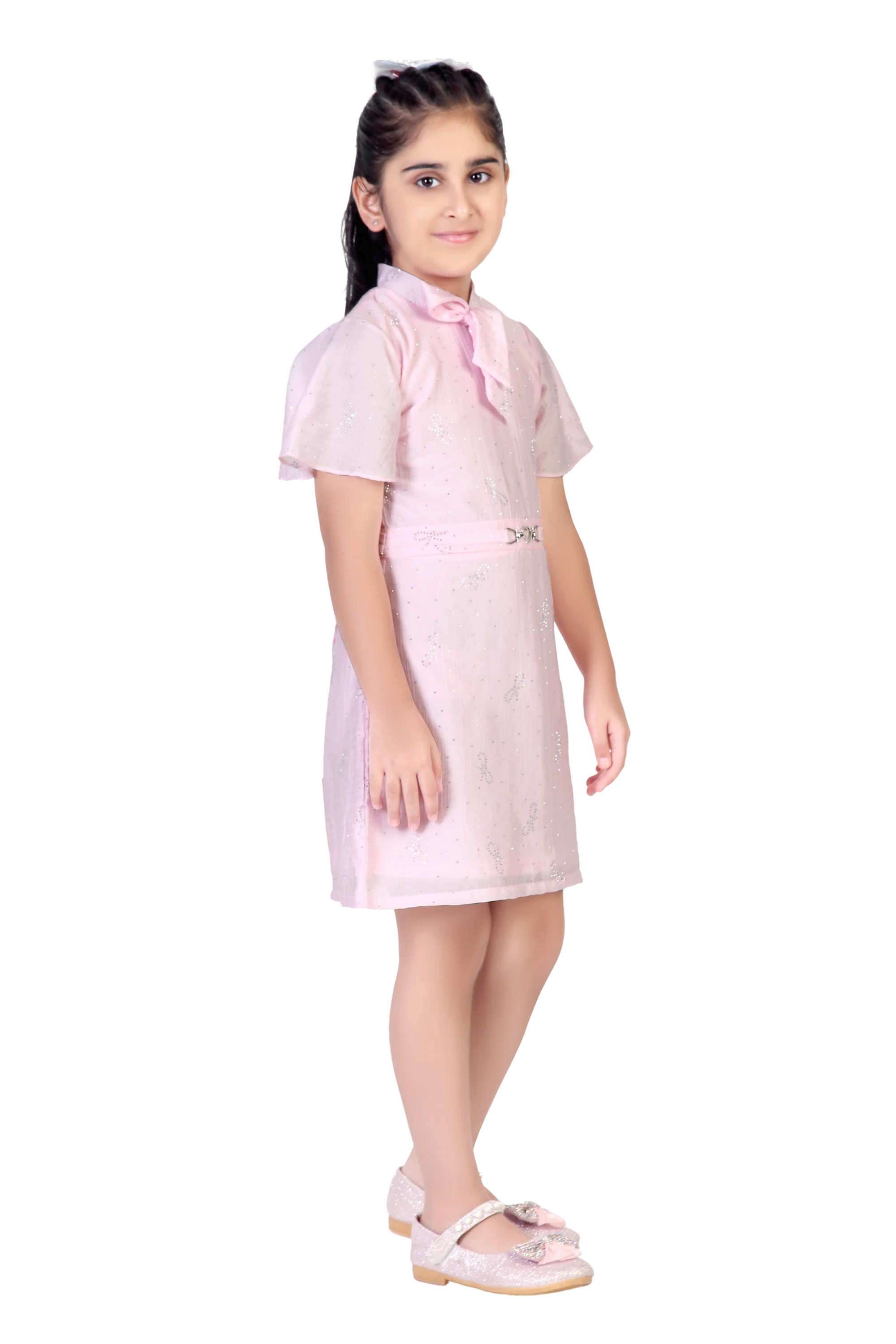 Embellished-Cotton-Tie-Up-Neck-Girls-Party-Wear-Dress