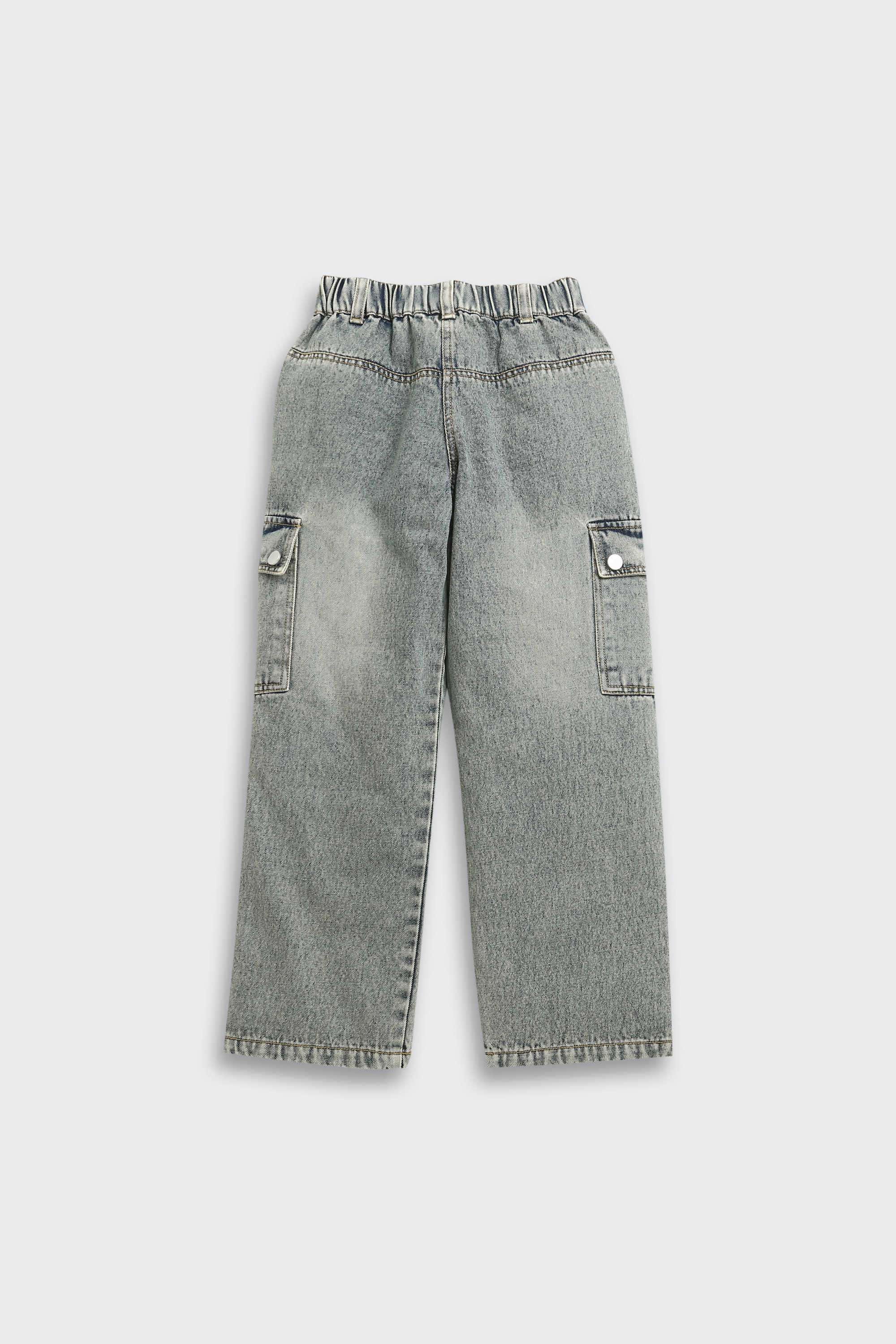 Solid-Cotton-Wide-Leg-Fit-Girl-s-Pants