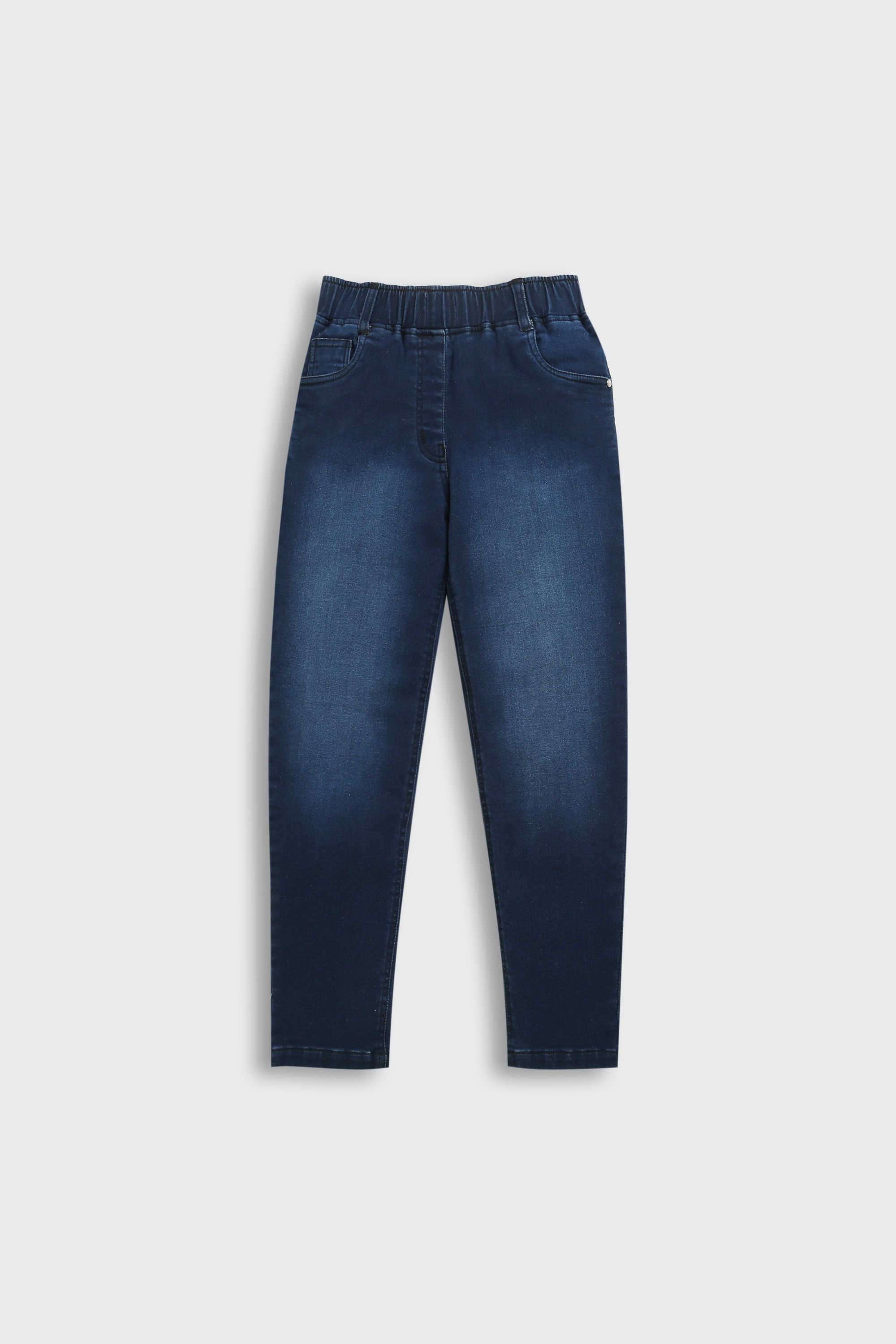 Solid-Blended-Fabric-Skinny-Fit-Girl-s-Pants