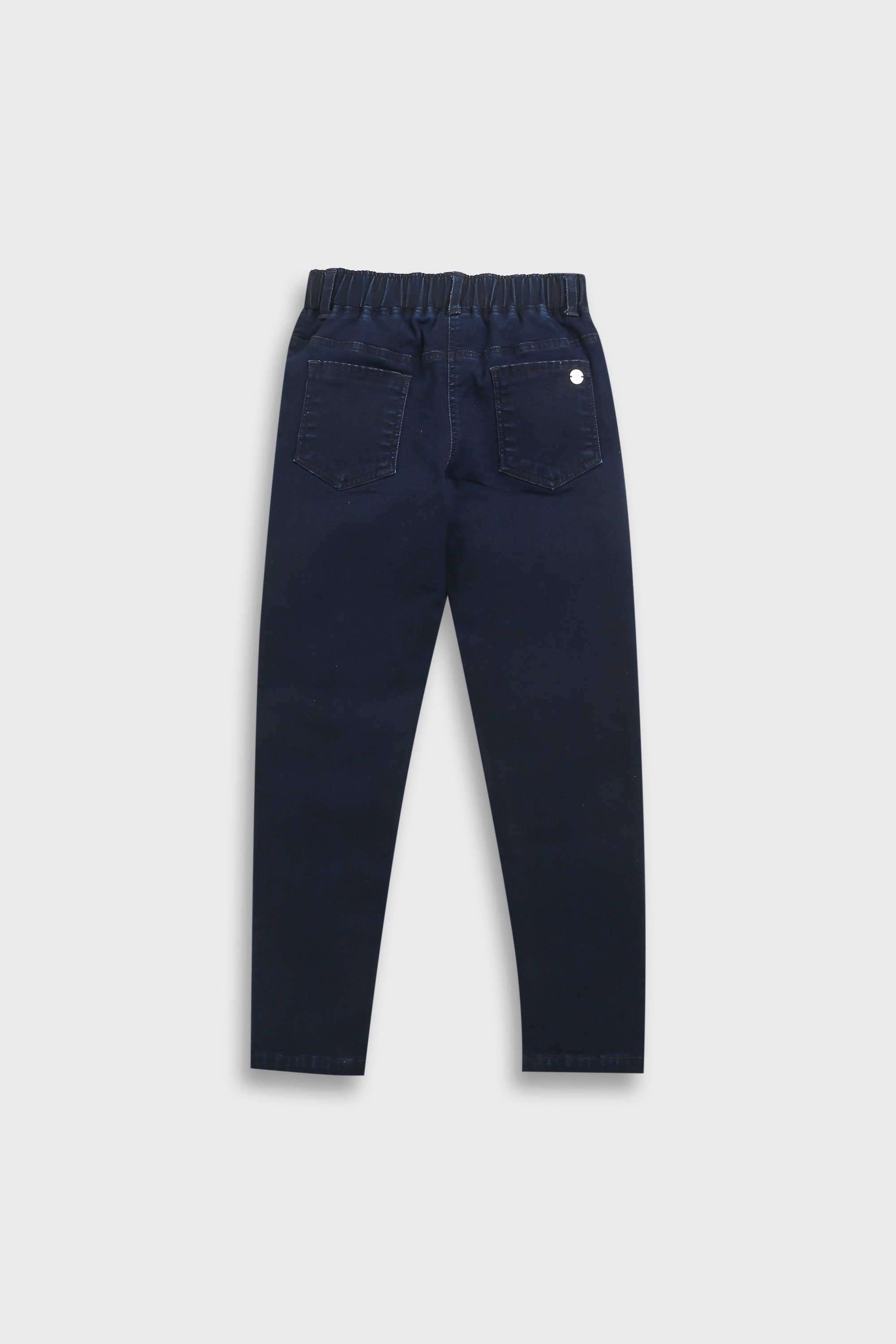 Solid-Blended-Fabric-Skinny-Fit-Girl-s-Pants