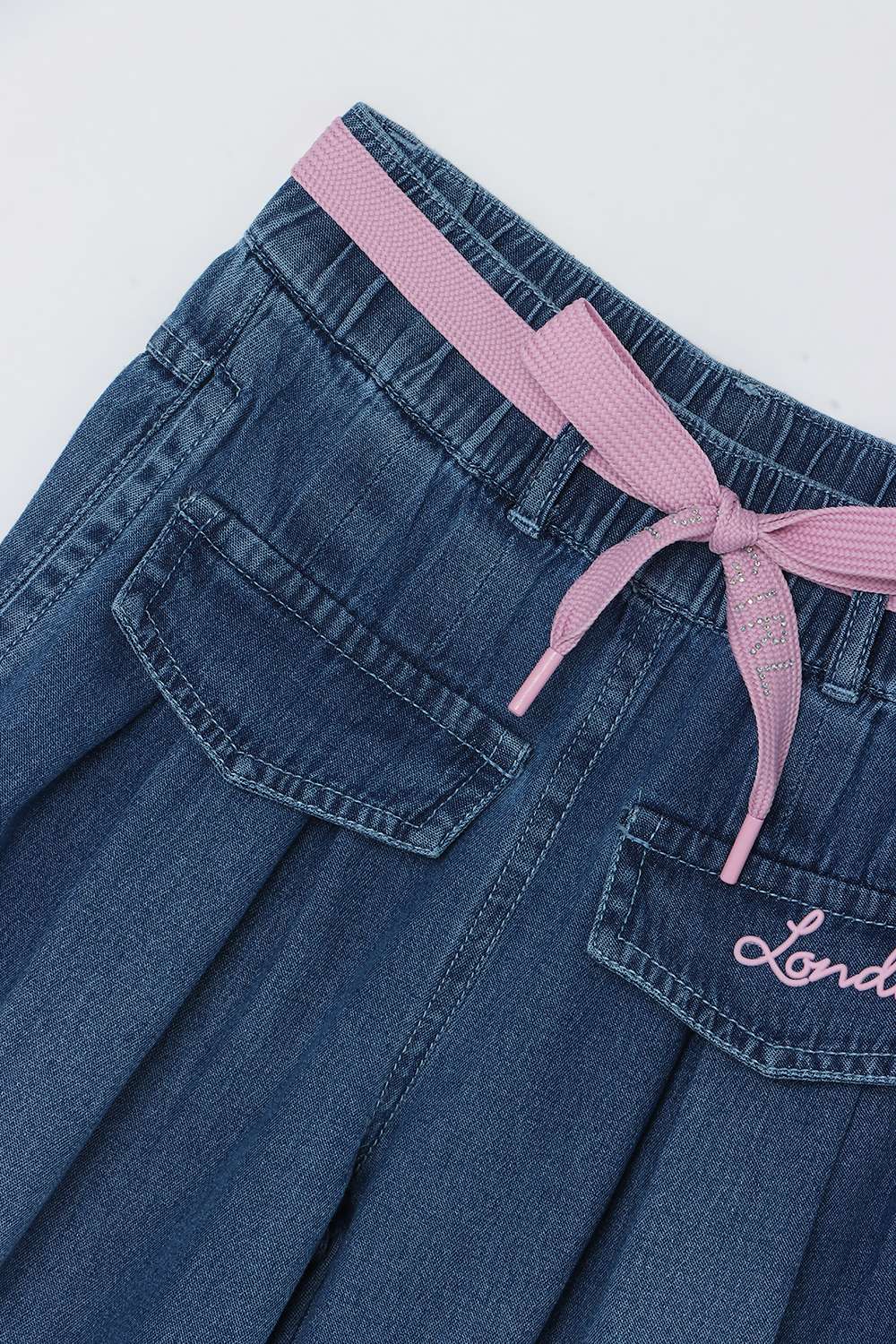 Solid-Cotton-Relaxed-Fit-Girl-s-Pants