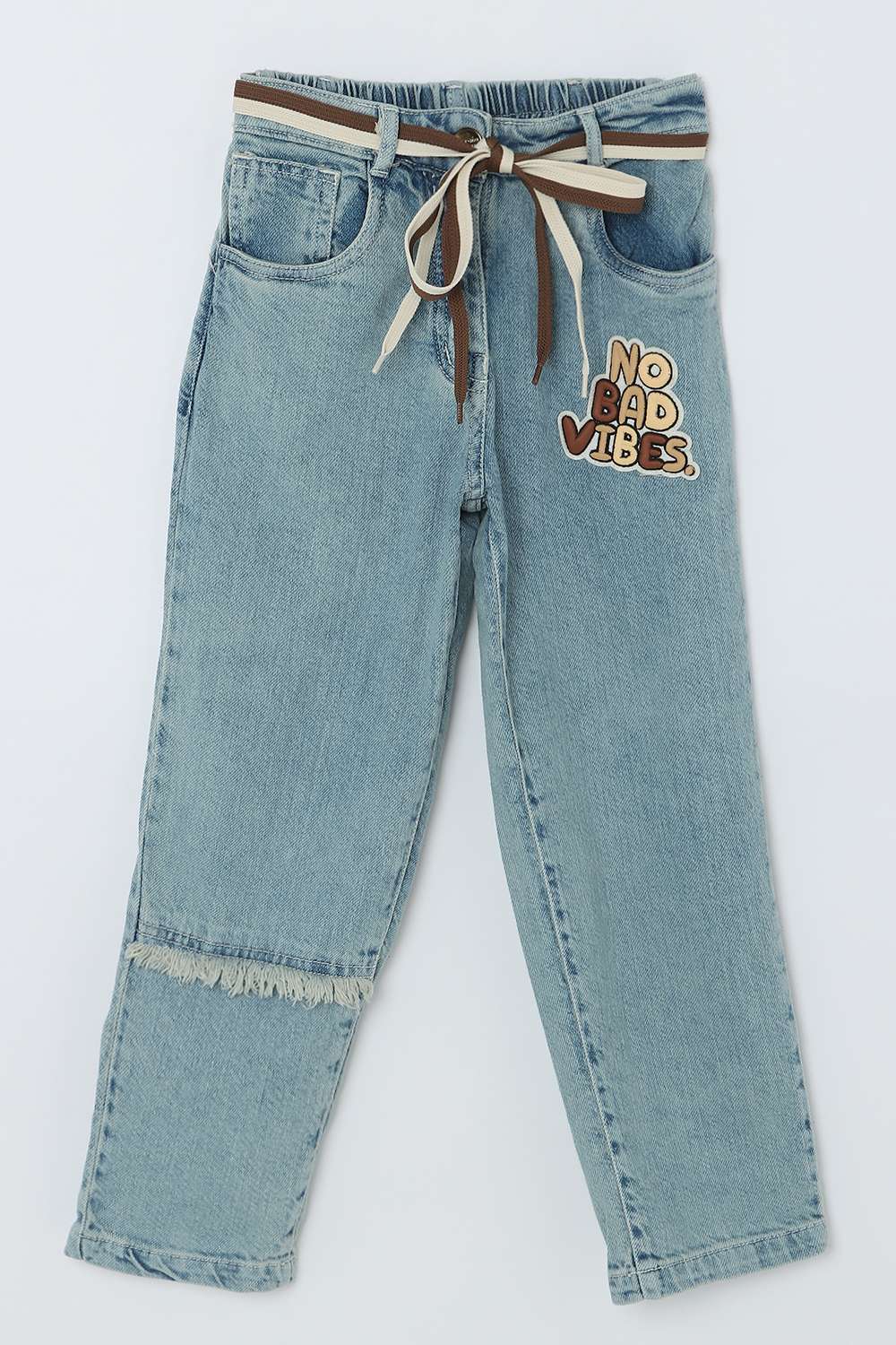 Solid-Cotton-Regular-Fit-Girl-s-Pants