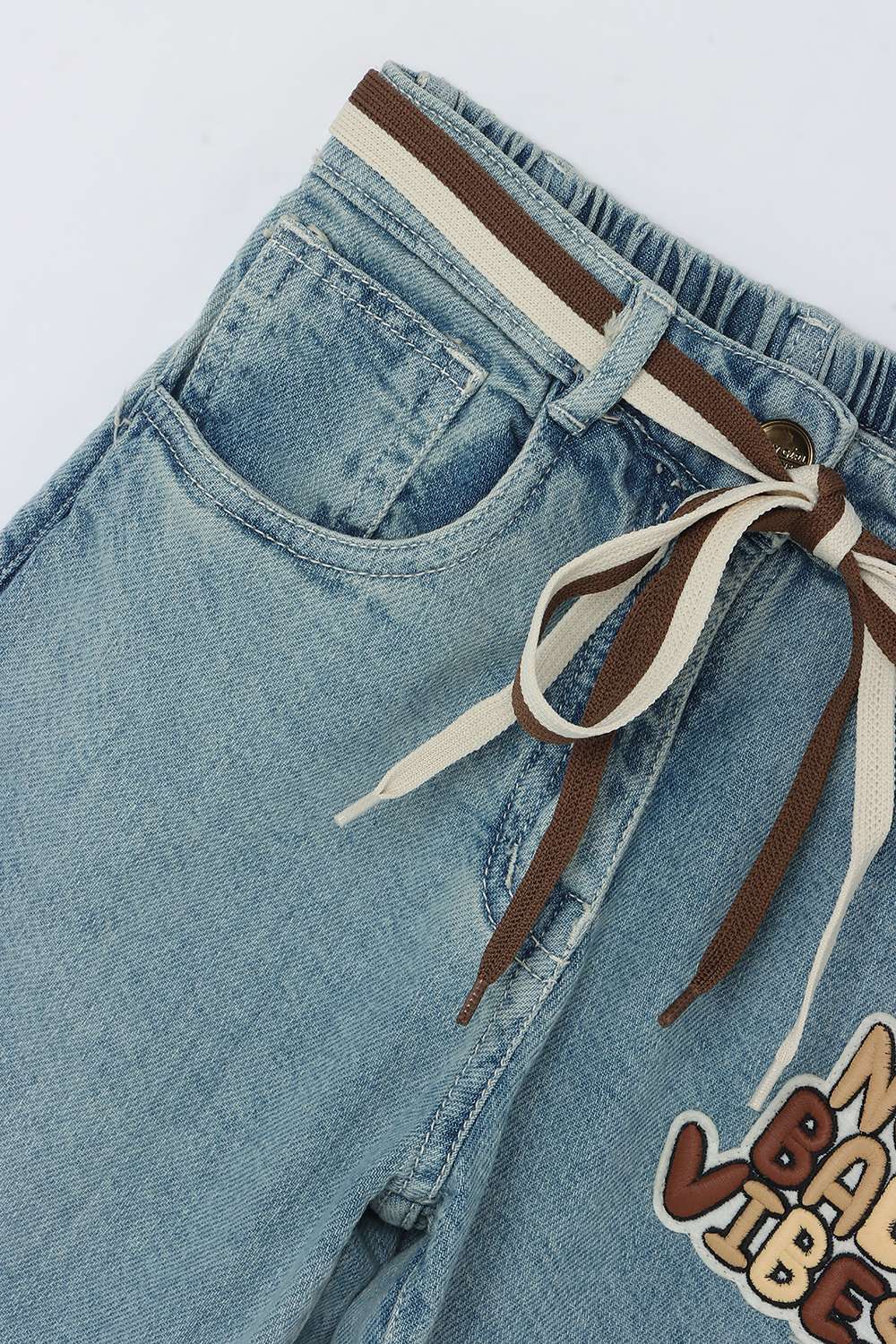 Solid-Cotton-Regular-Fit-Girl-s-Pants