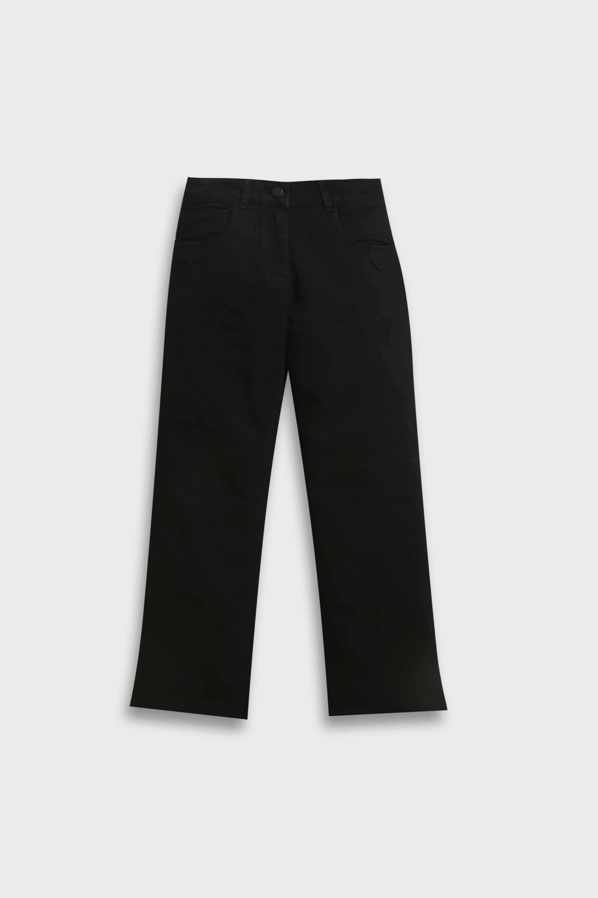 Solid-Blended-Fabric-Skinny-Fit-Girl-s-Pants