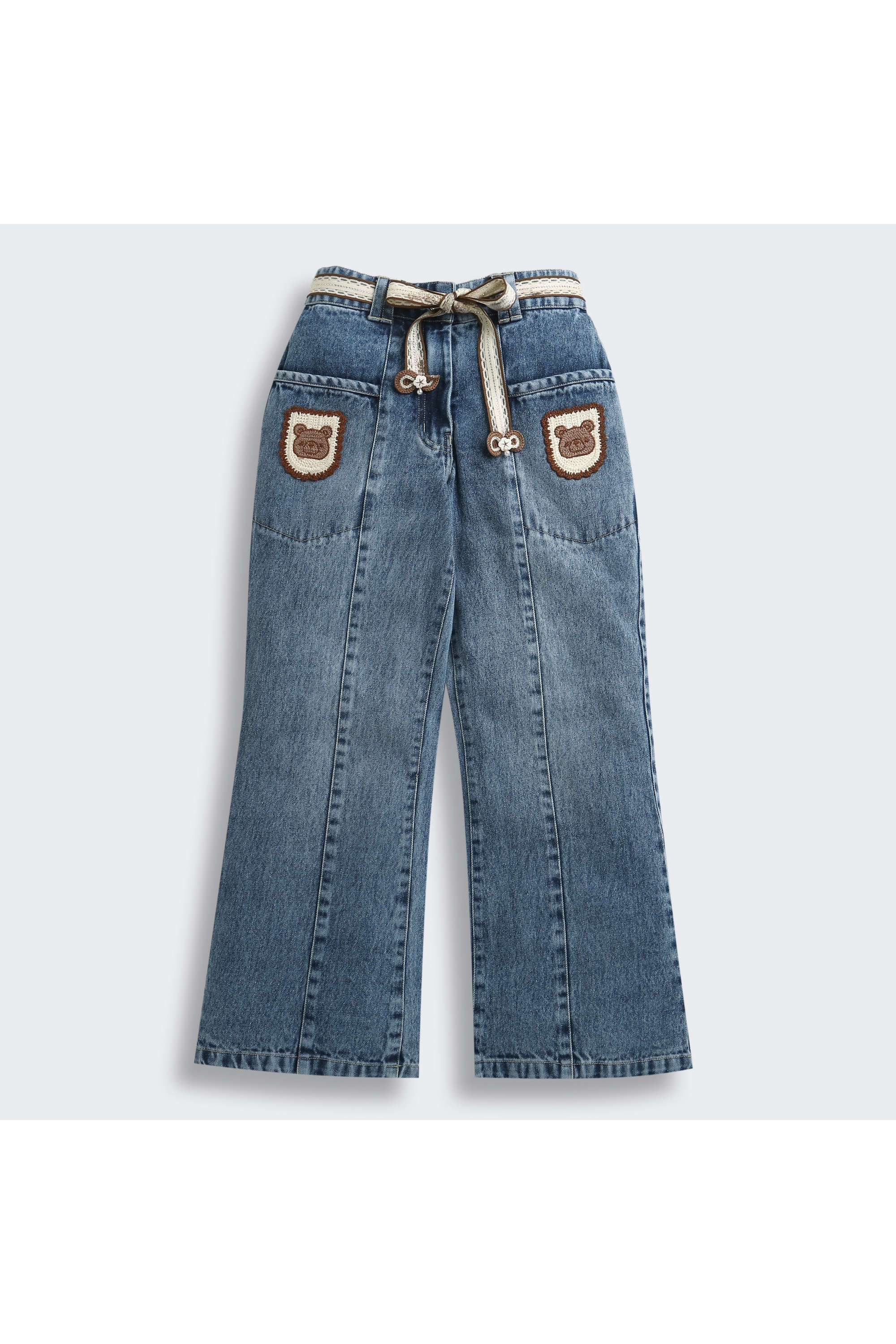 Solid-Cotton-Straight-Fit-Girls-Pants