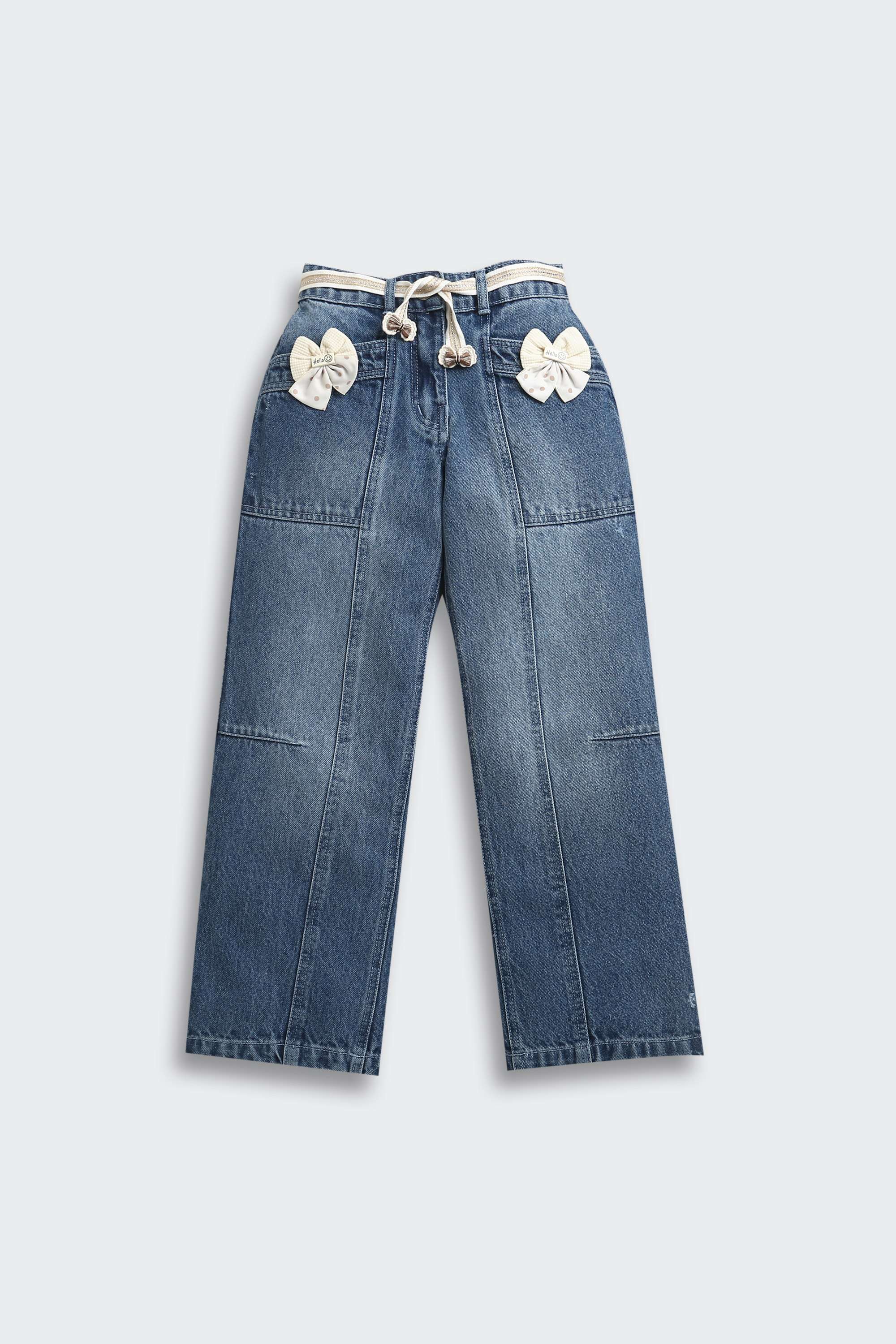 Solid-Cotton-Skinny-Fit-Girls-Pants