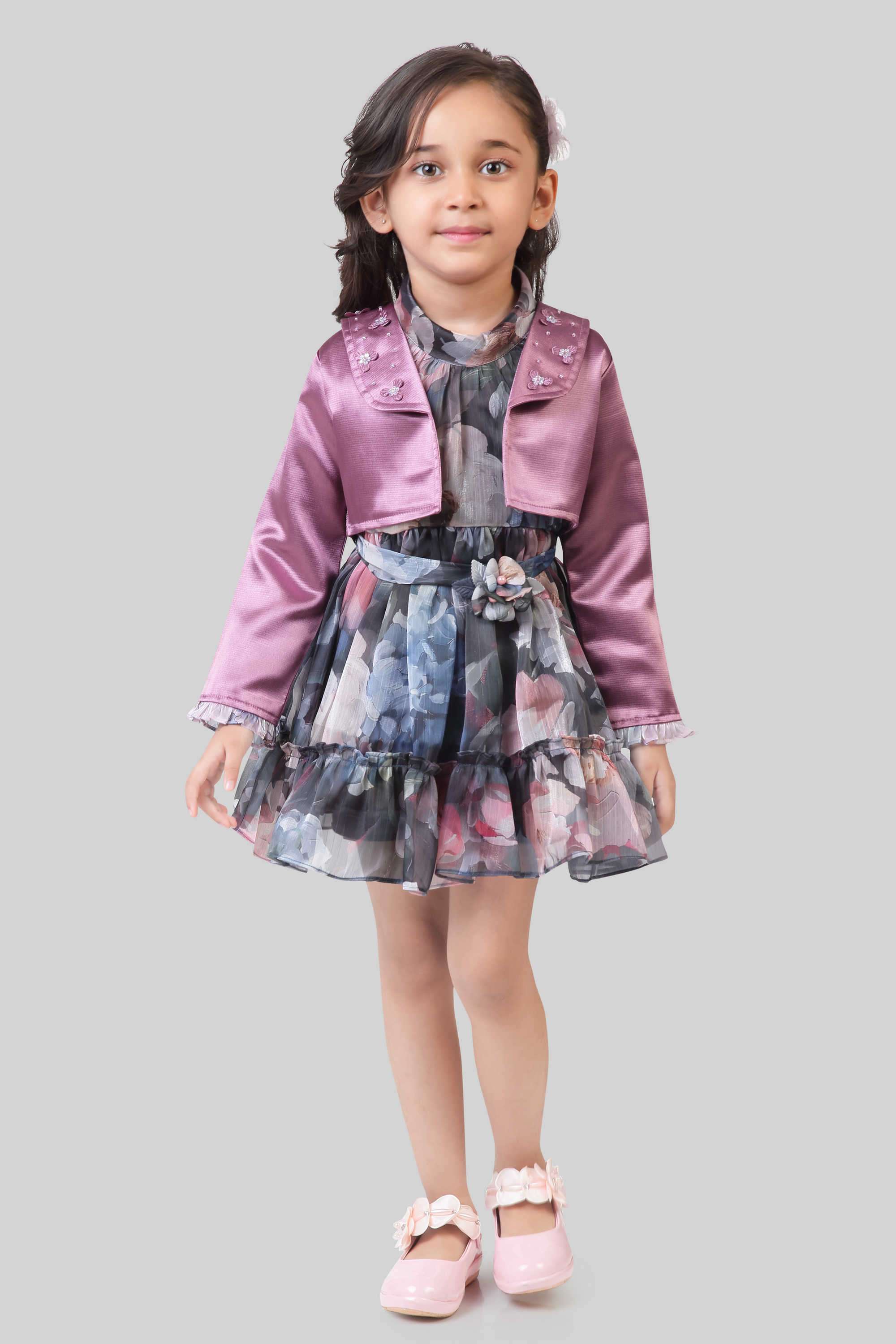 Printed-Polyester-Collared-Infant-Girl-s-Frock
