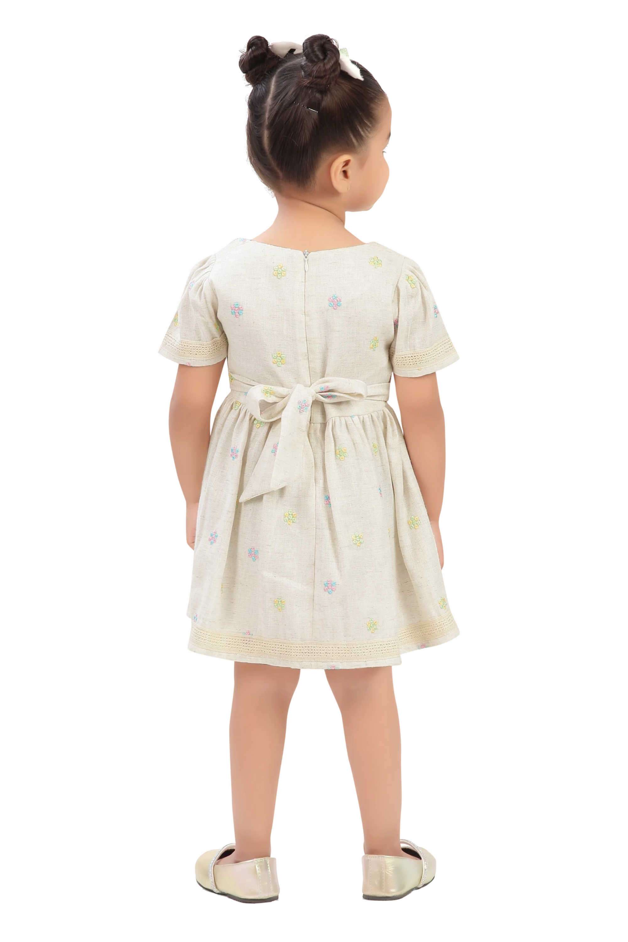 Embroidered-Cotton-Boat-Neck-Infant-Girl-s-Casual-Wear-Dress