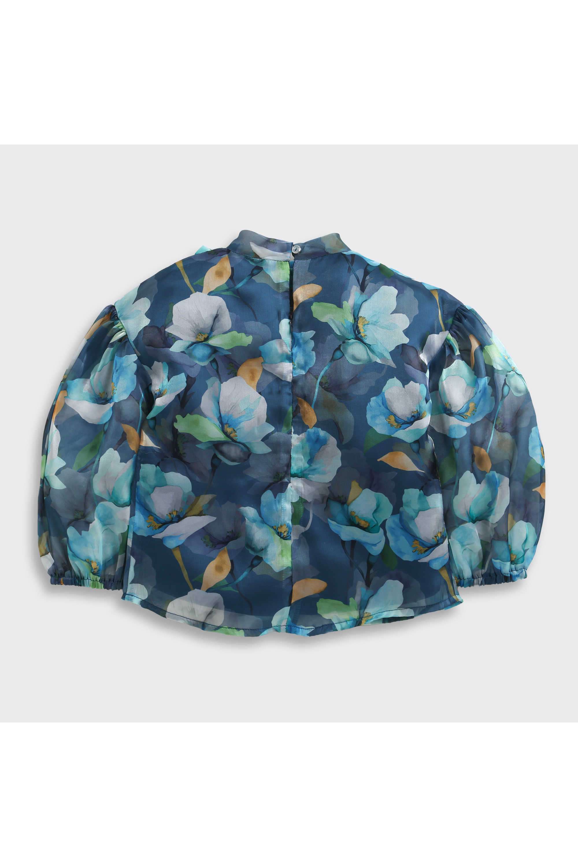 Printed-Polyester-Round-Neck-Girl-s-Top