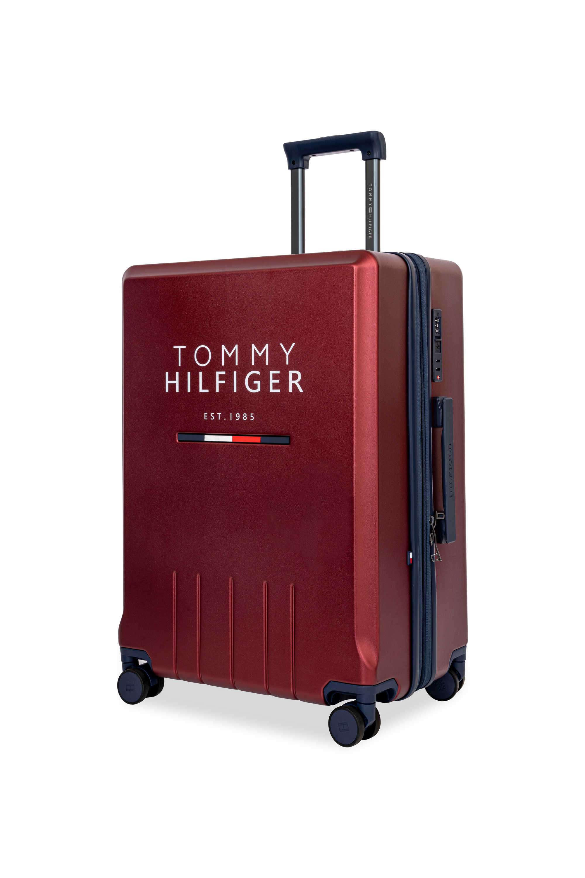 Buy TOMMY HILFIGER Wine Zipper Broadway Pu Unisex Casual Wear Hard