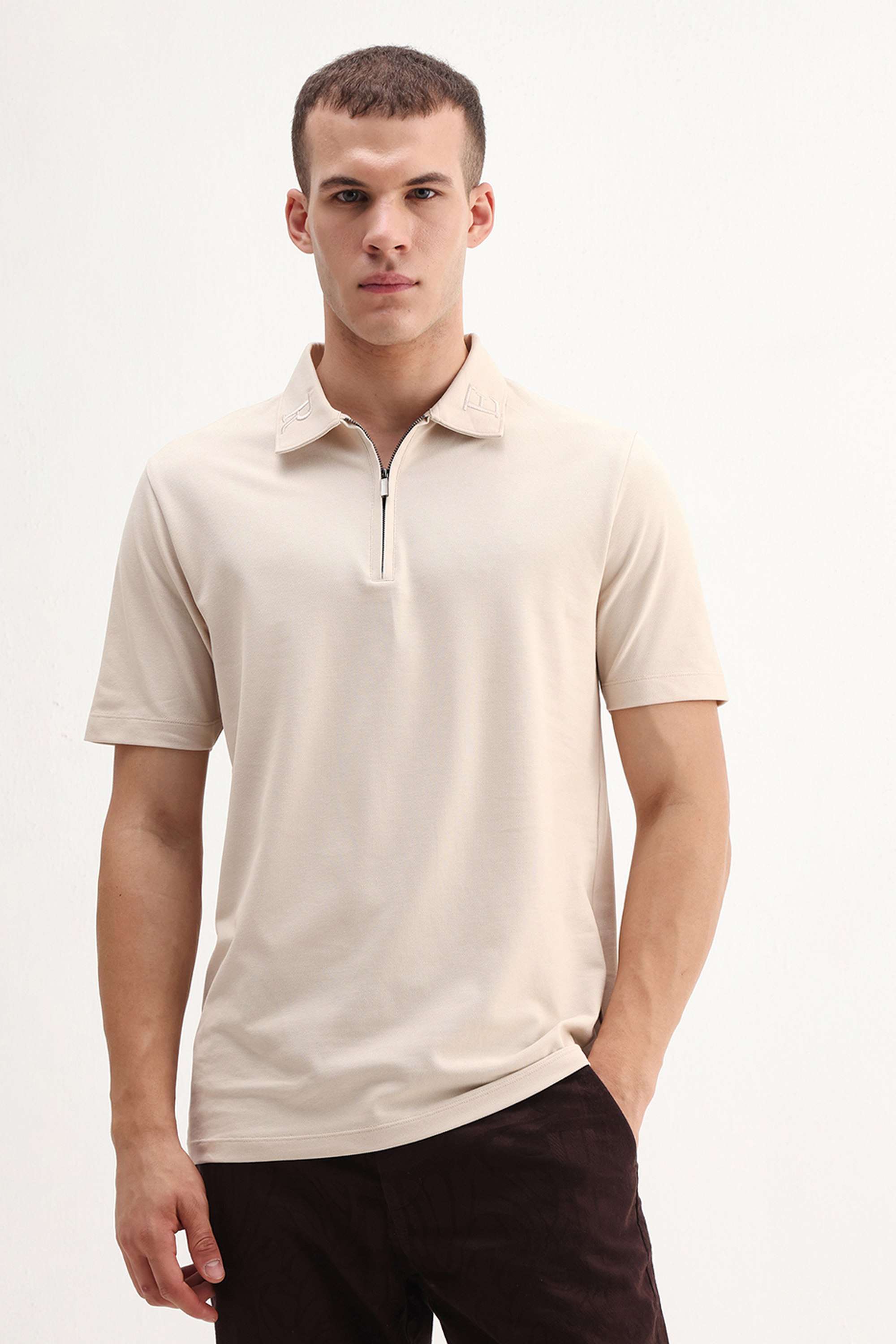 Solid-Cotton-Polo-Men-s-T-Shirt
