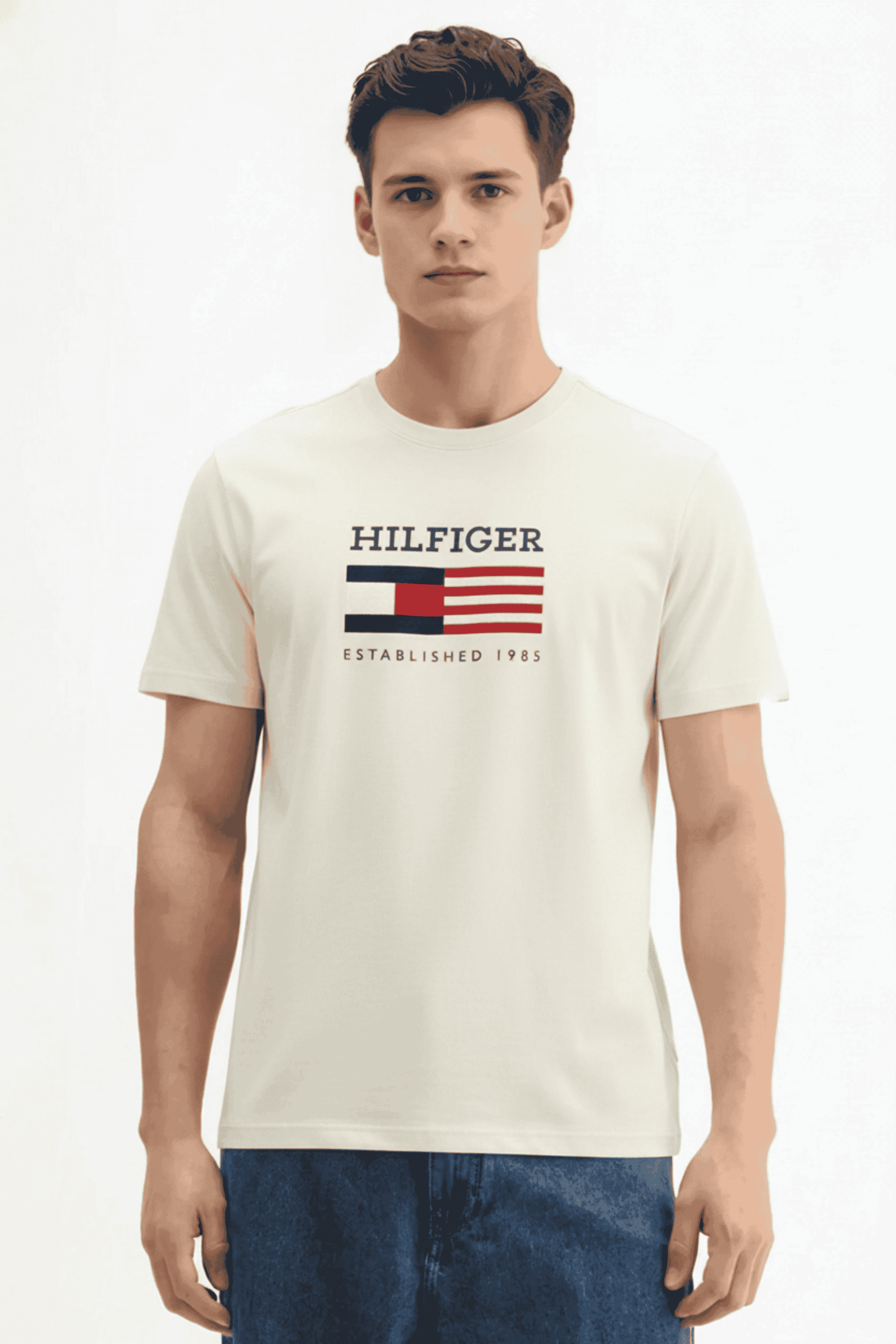 Solid-Cotton-Regular-Fit-Men-s-T-Shirt