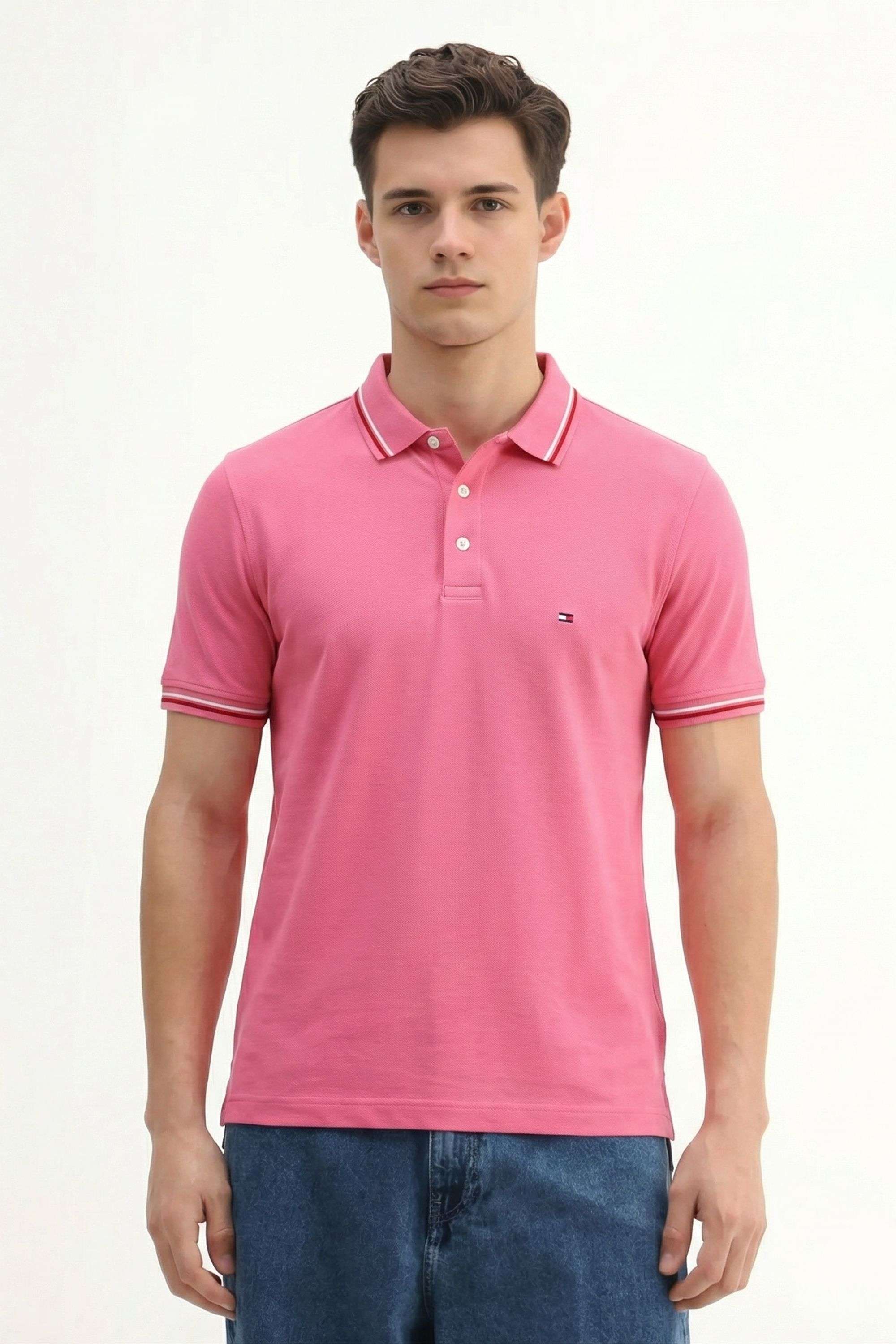 Solid-Cotton-Slim-Fit-Men-s-T-Shirt