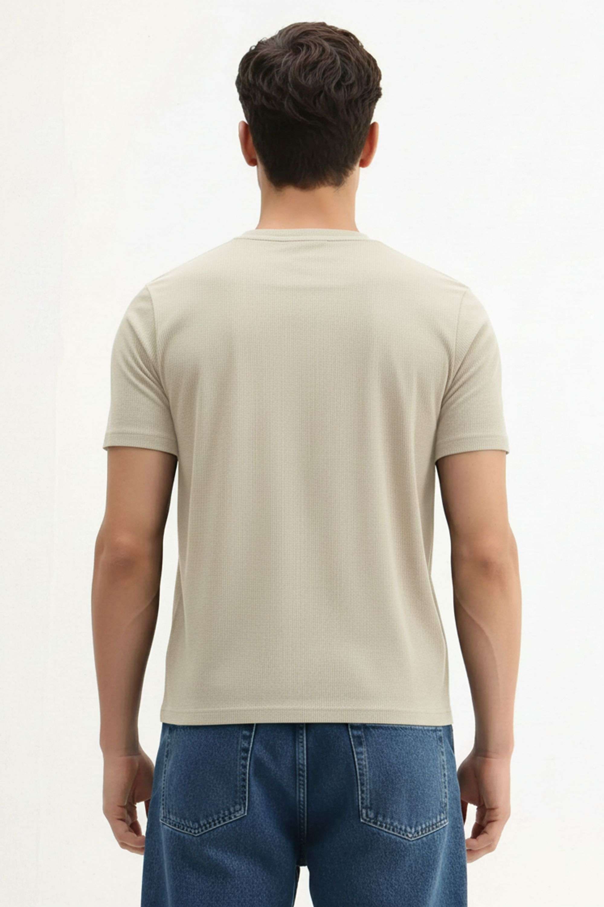 Textured-Cotton-Regular-Fit-Men-s-T-Shirt