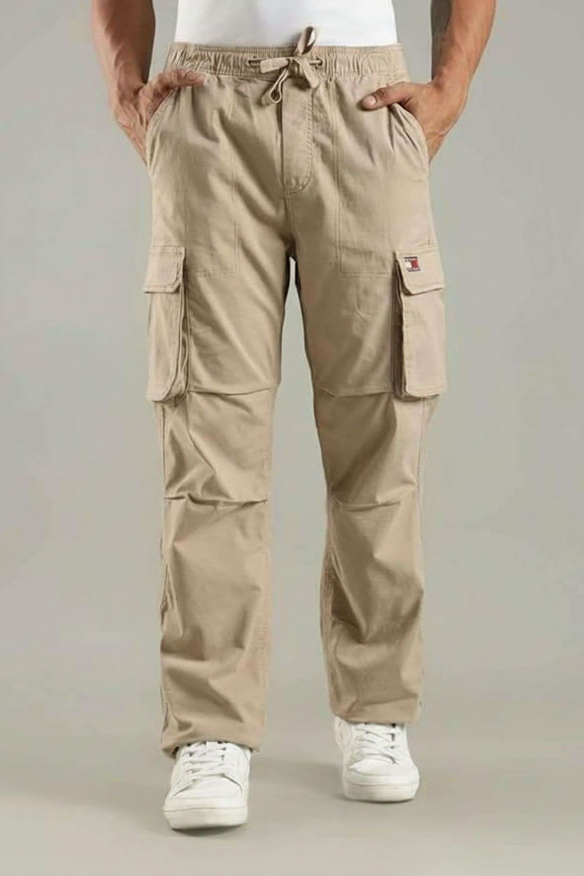 Solid-Cotton-Regular-Fit-Men-Trousers